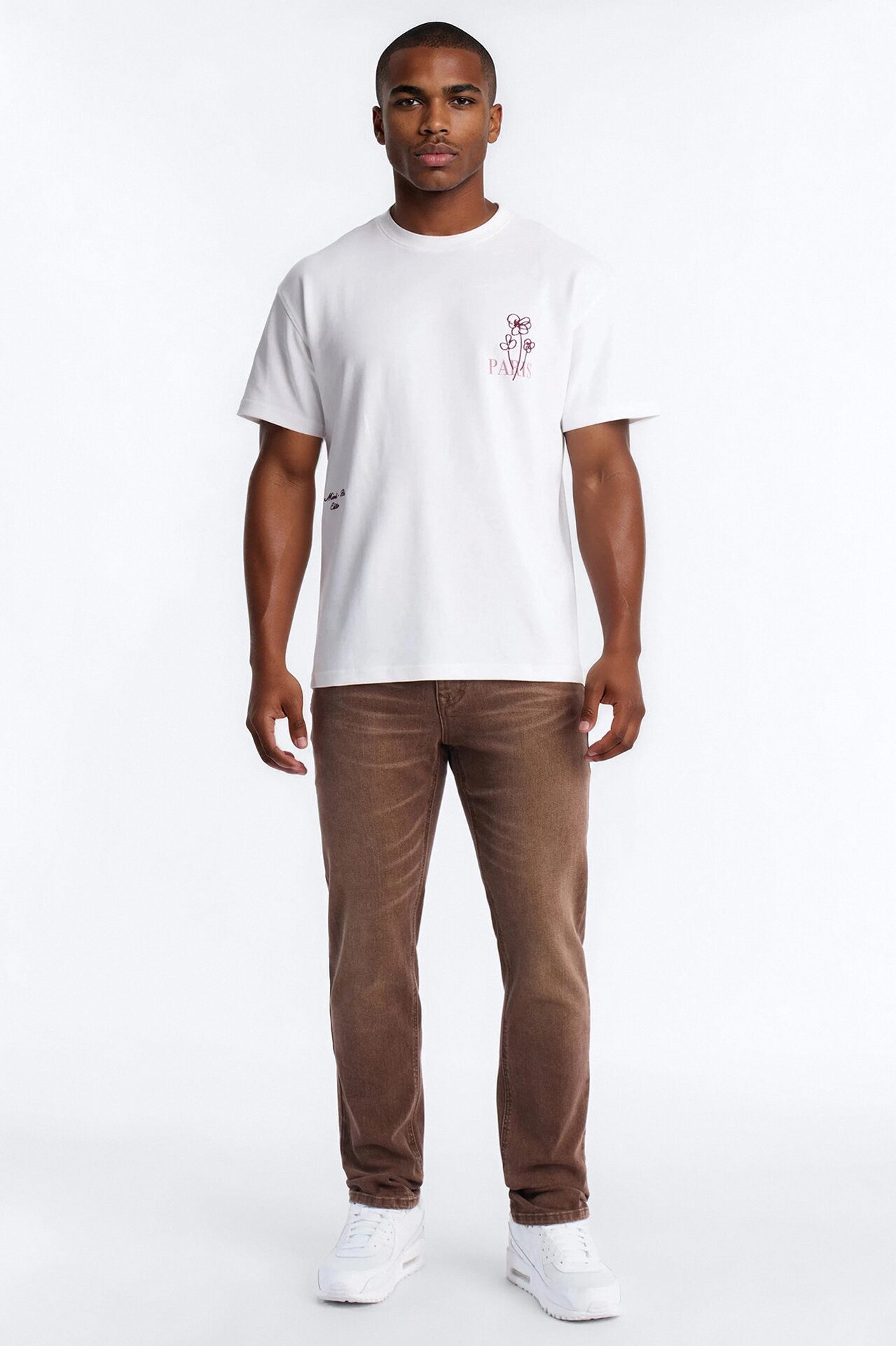 Essential Hue Slim Stretch Jean - Brown