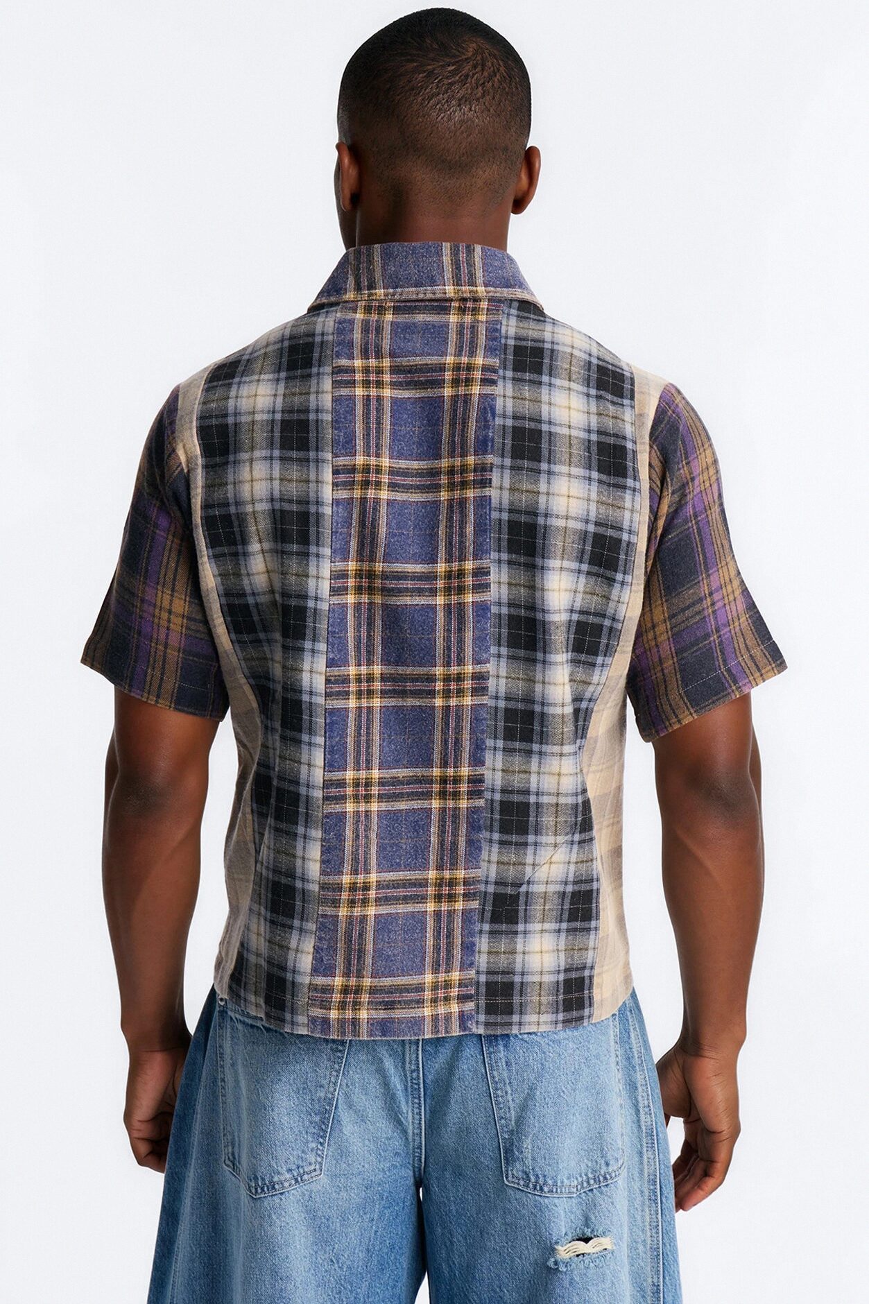Urban Relic Plaid Button Up Shirt - Multi Color