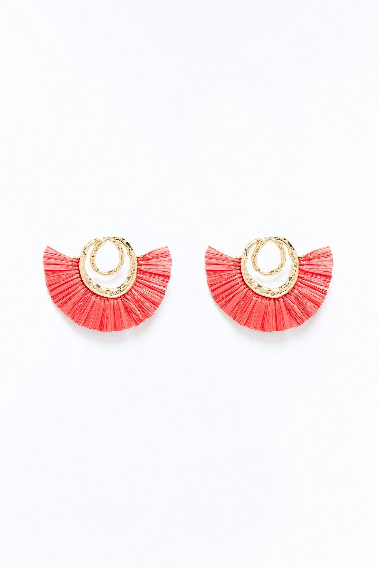 Island Sway Earrings - Gold/Pink