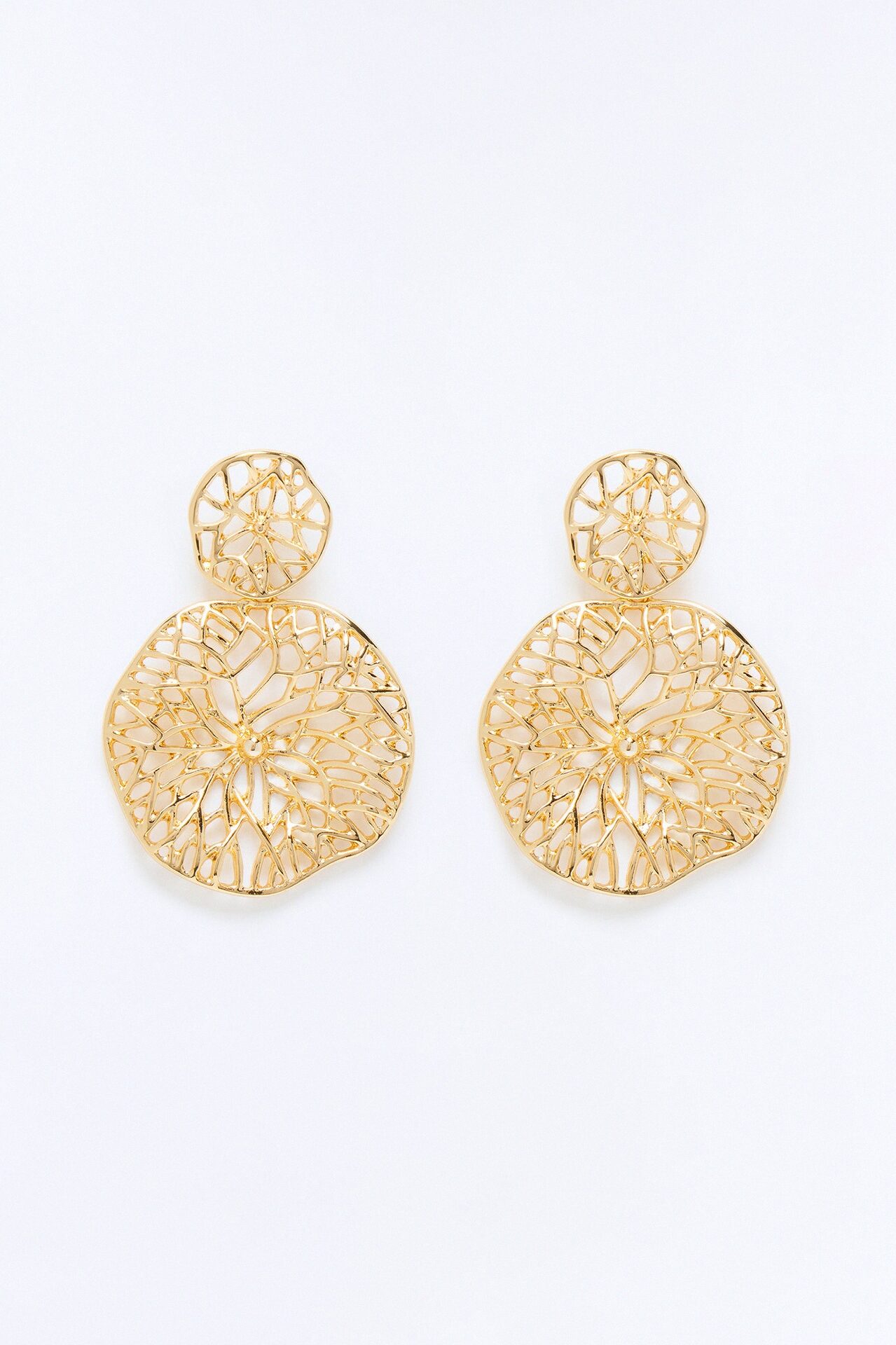 Through The Vines Earrings - Gold