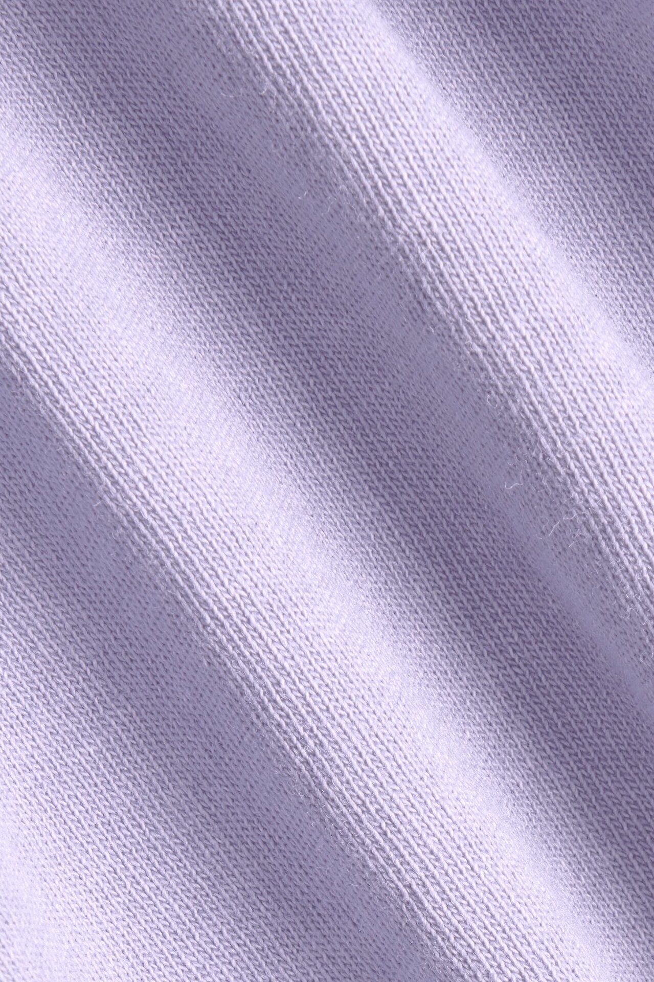 Cotton Jersey Oversized Stitched Short Sleeve Top - Dusty Lavender