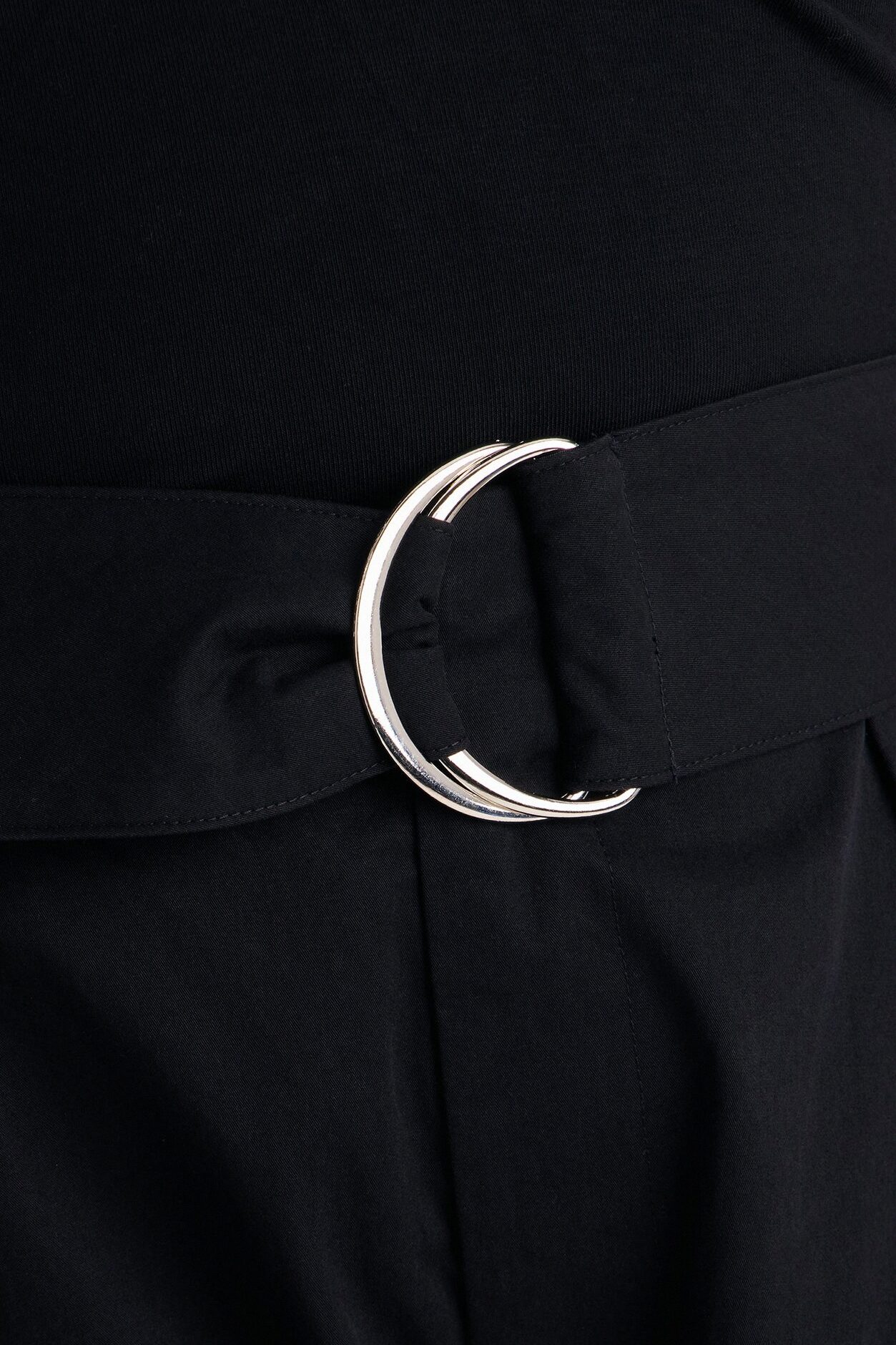Santee Barrel Belted Pant - Black