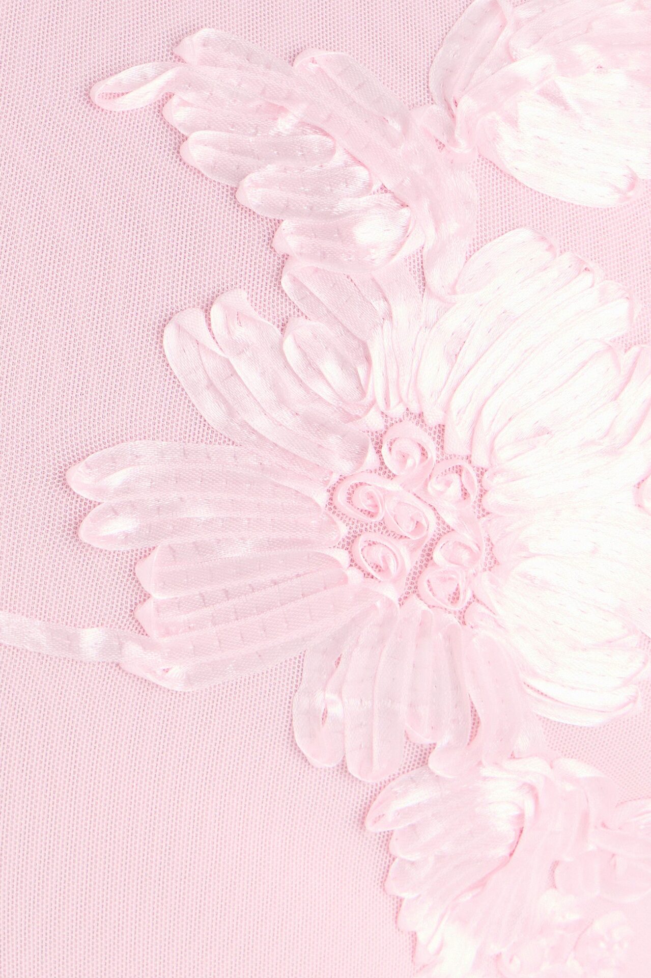 Jamie Embroidered Mesh Midi Dress - Pink