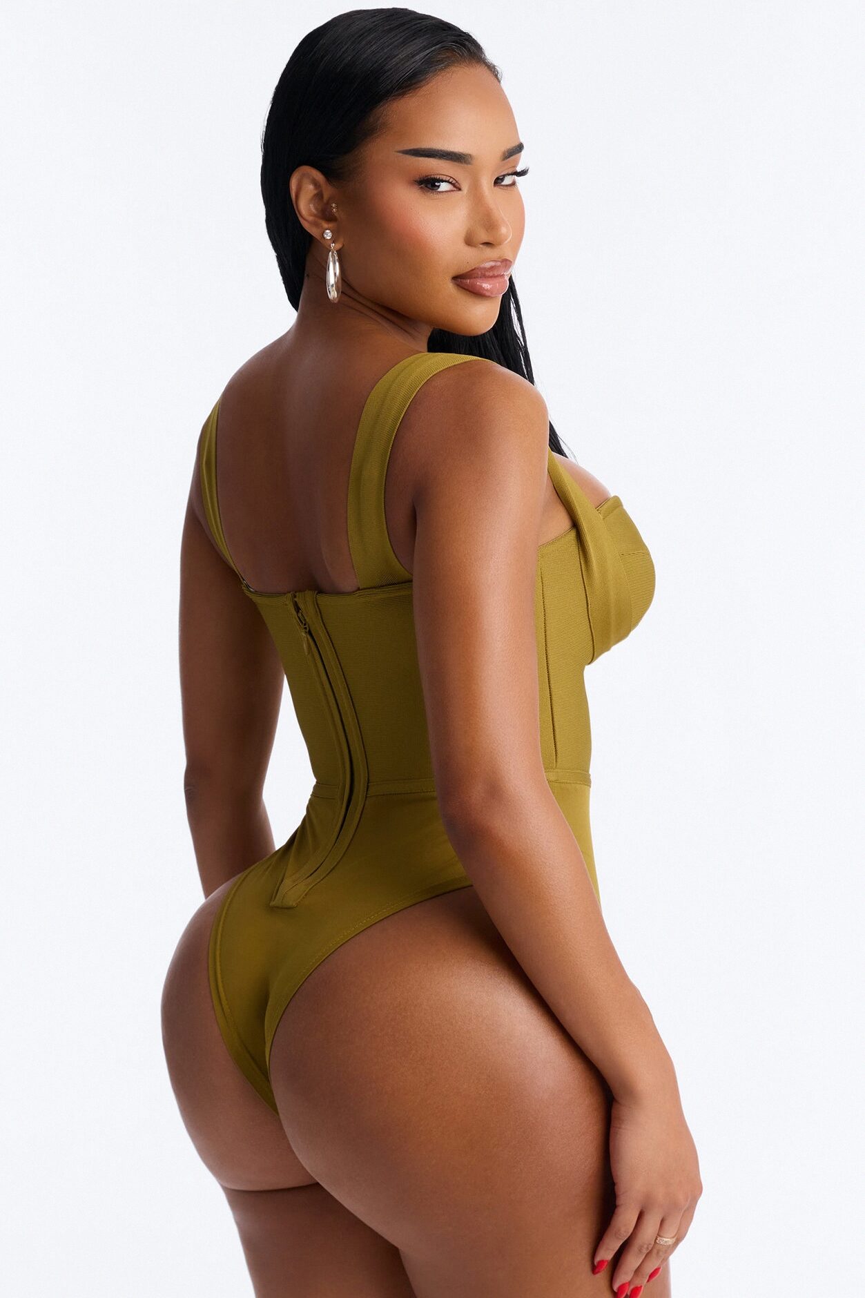 My Revenge Bandage Bodysuit - Olive