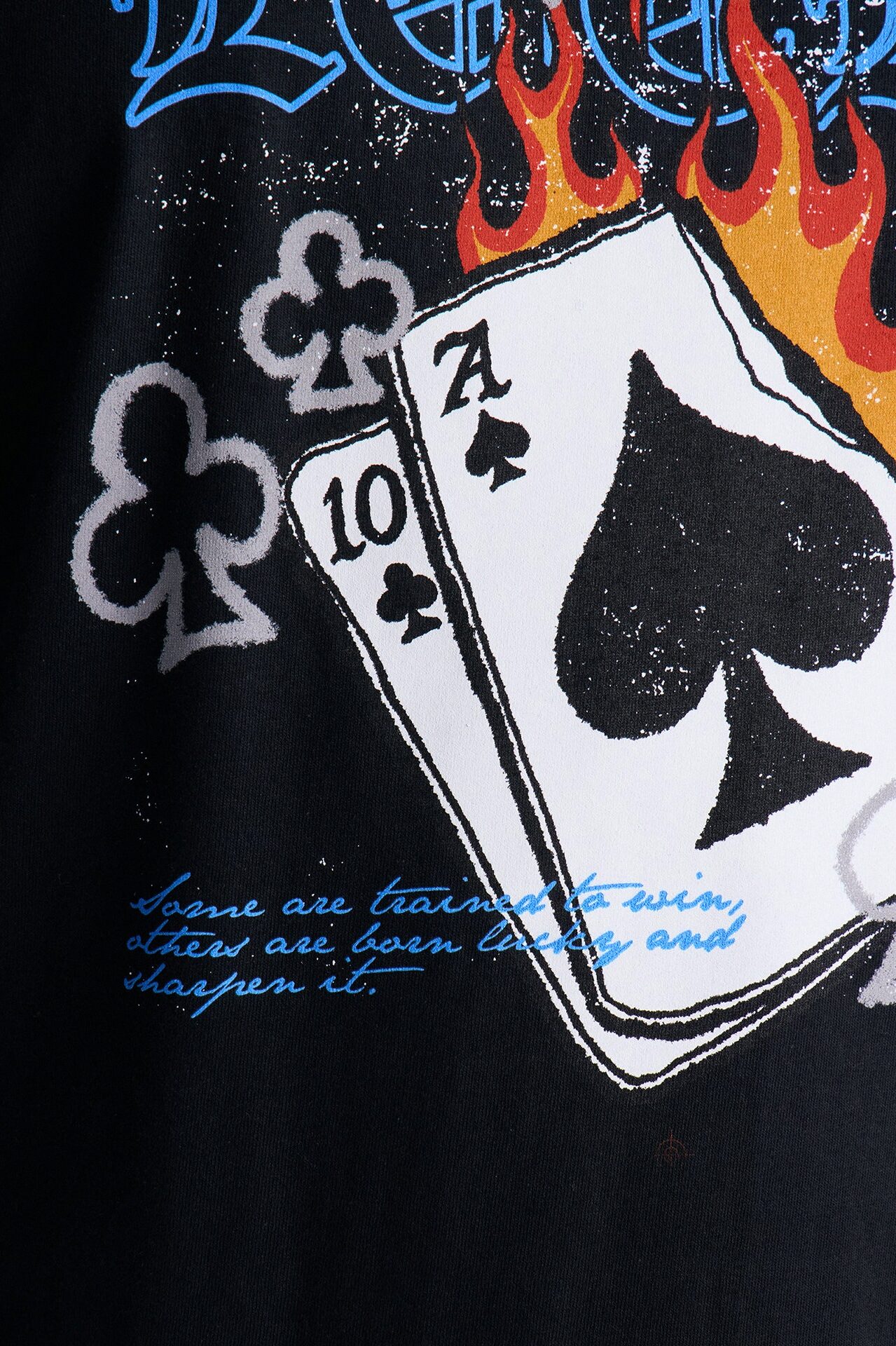 Born Lucky Muscle Tee - Black