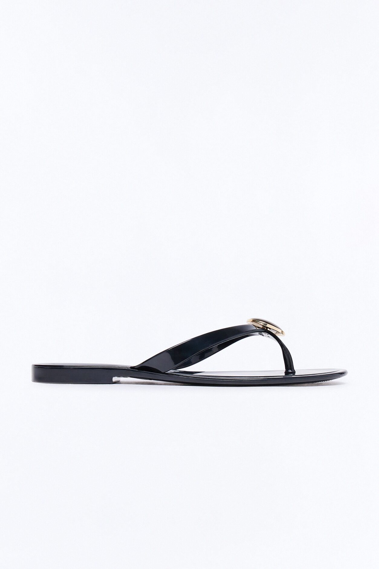 Maison Jelly Jewel Flip Flops - Black