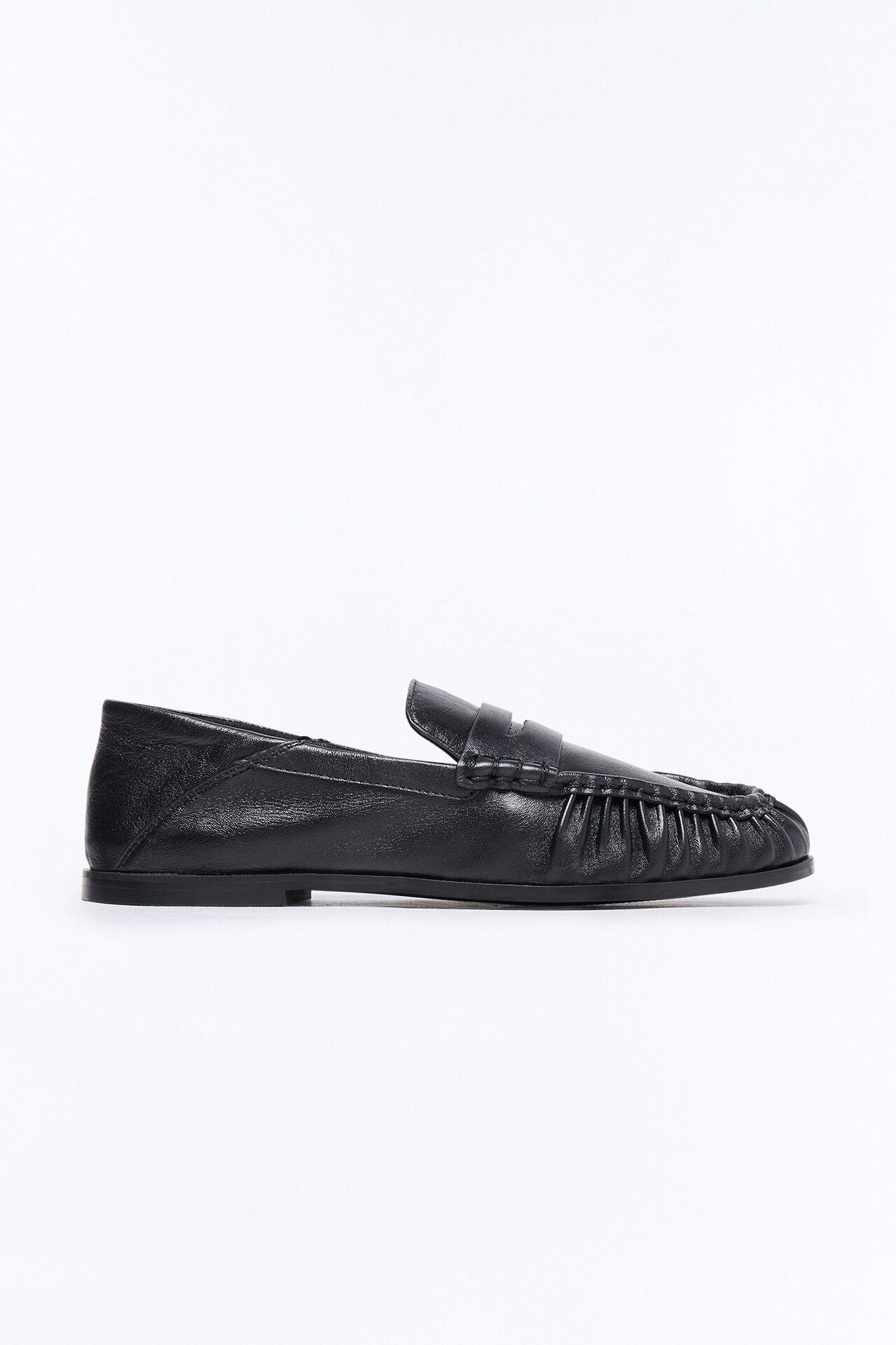Steve Madden Stewart Leather Loafer - Black