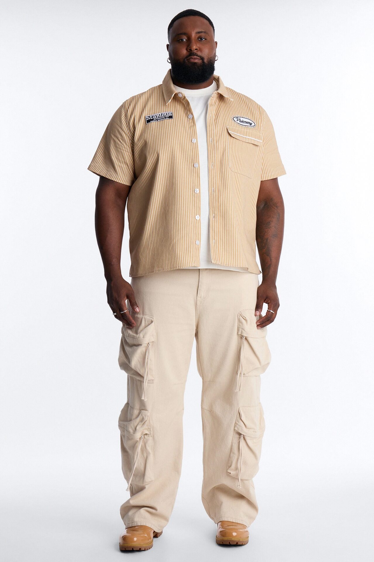 Visionary Service Mechanic Shirt - Tan