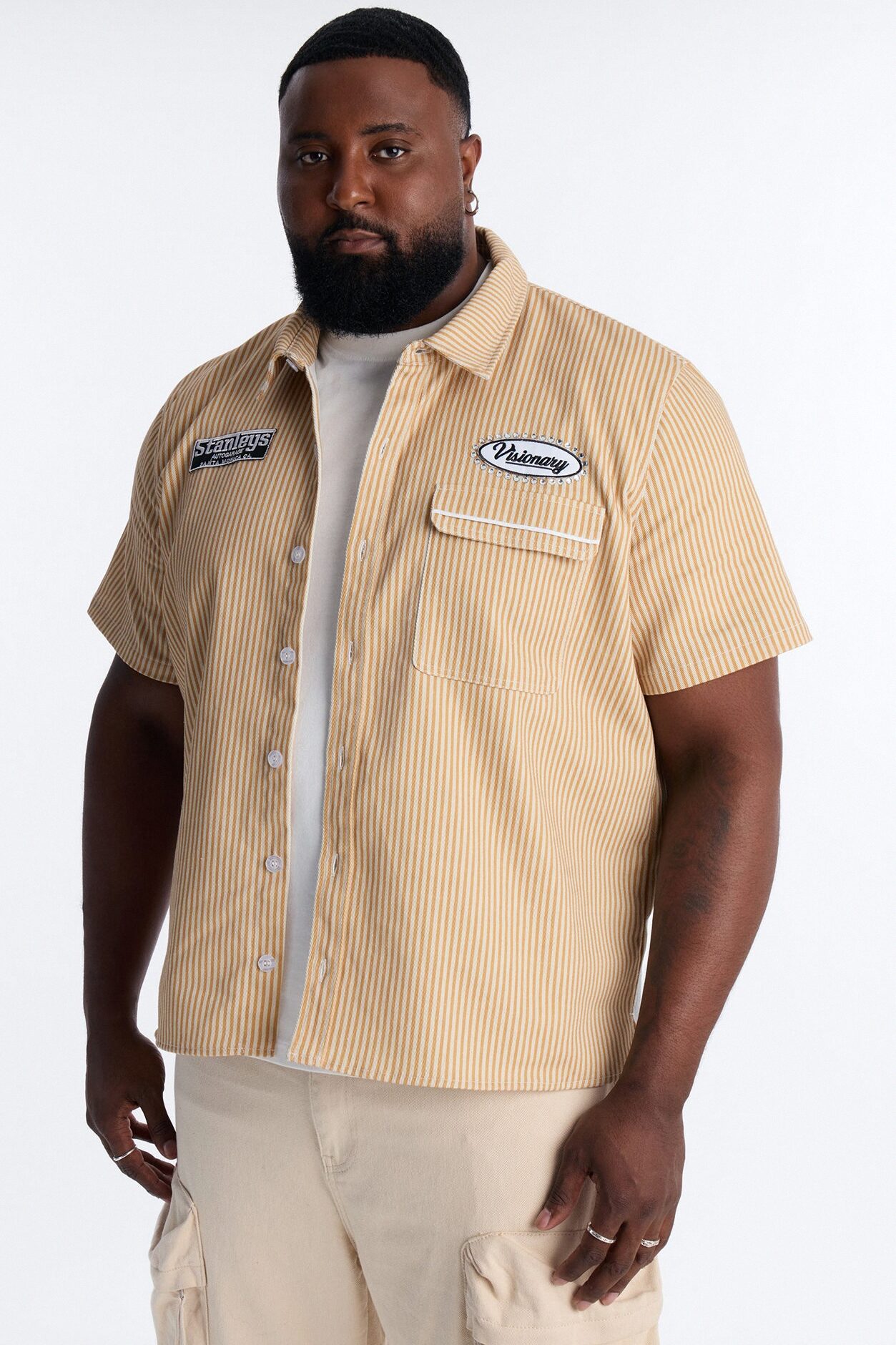 Visionary Service Mechanic Shirt - Tan