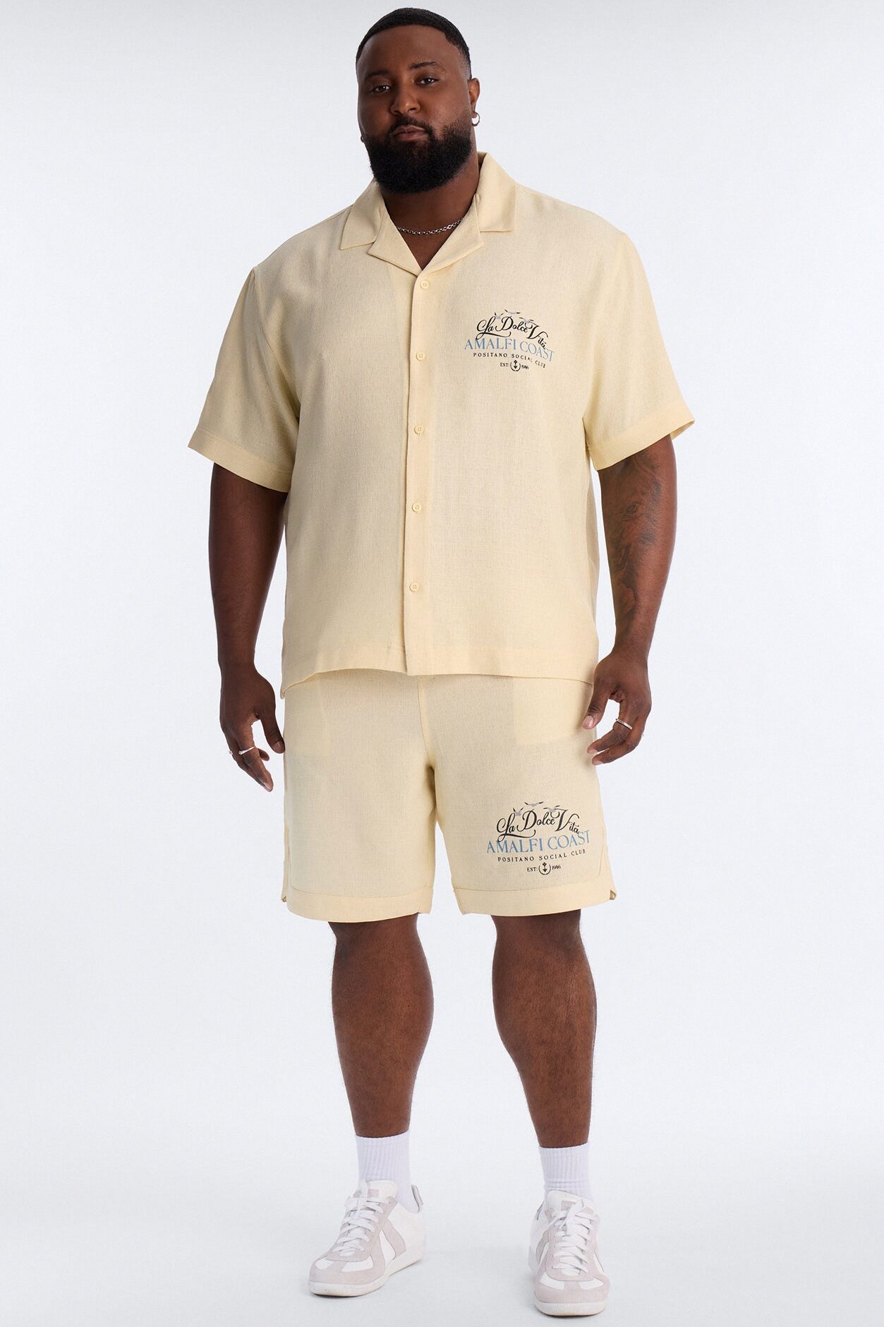 Relaxed La Dolce Vita Short - Butter Yellow