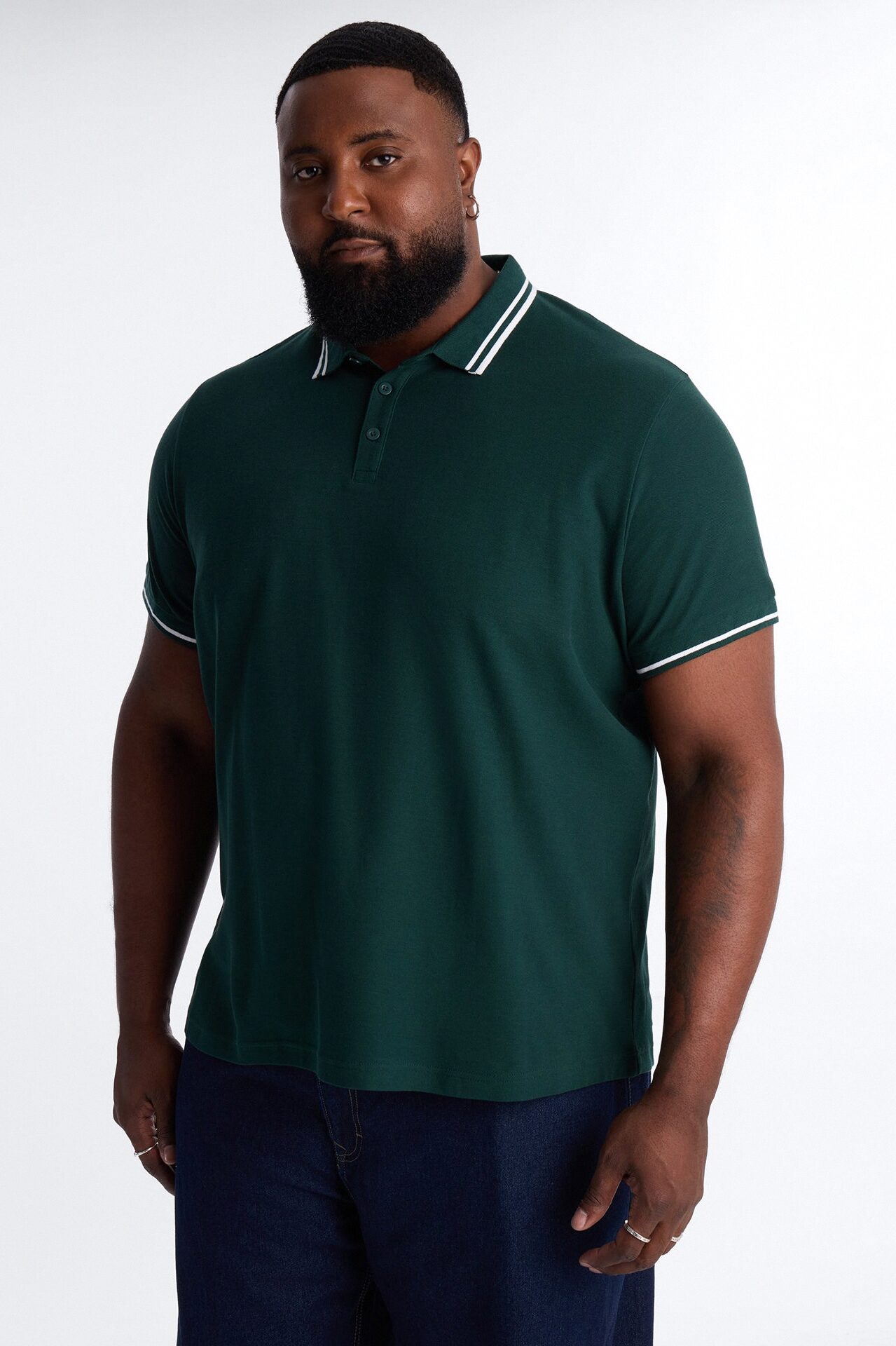 Wilson Short Sleeve Polo - Hunter Green