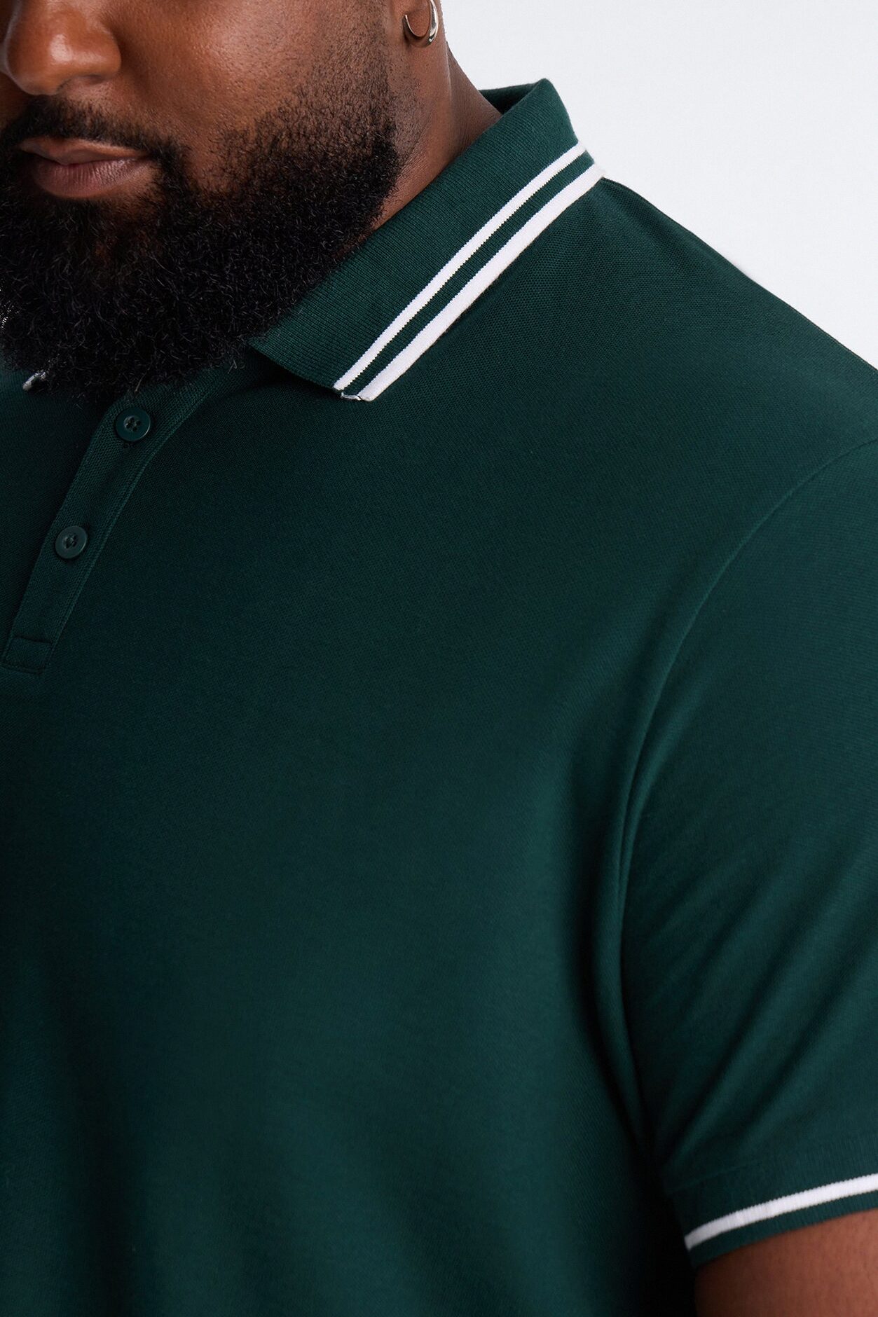 Wilson Short Sleeve Polo - Hunter Green