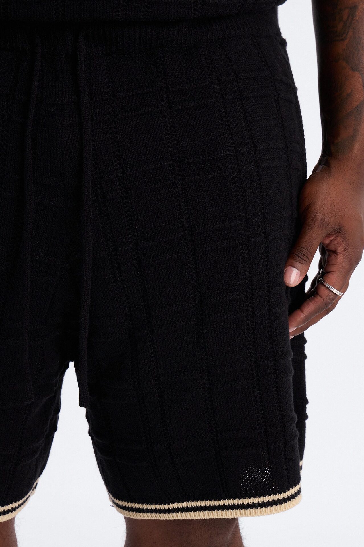 Relaxed Riviera Knit Short - Black