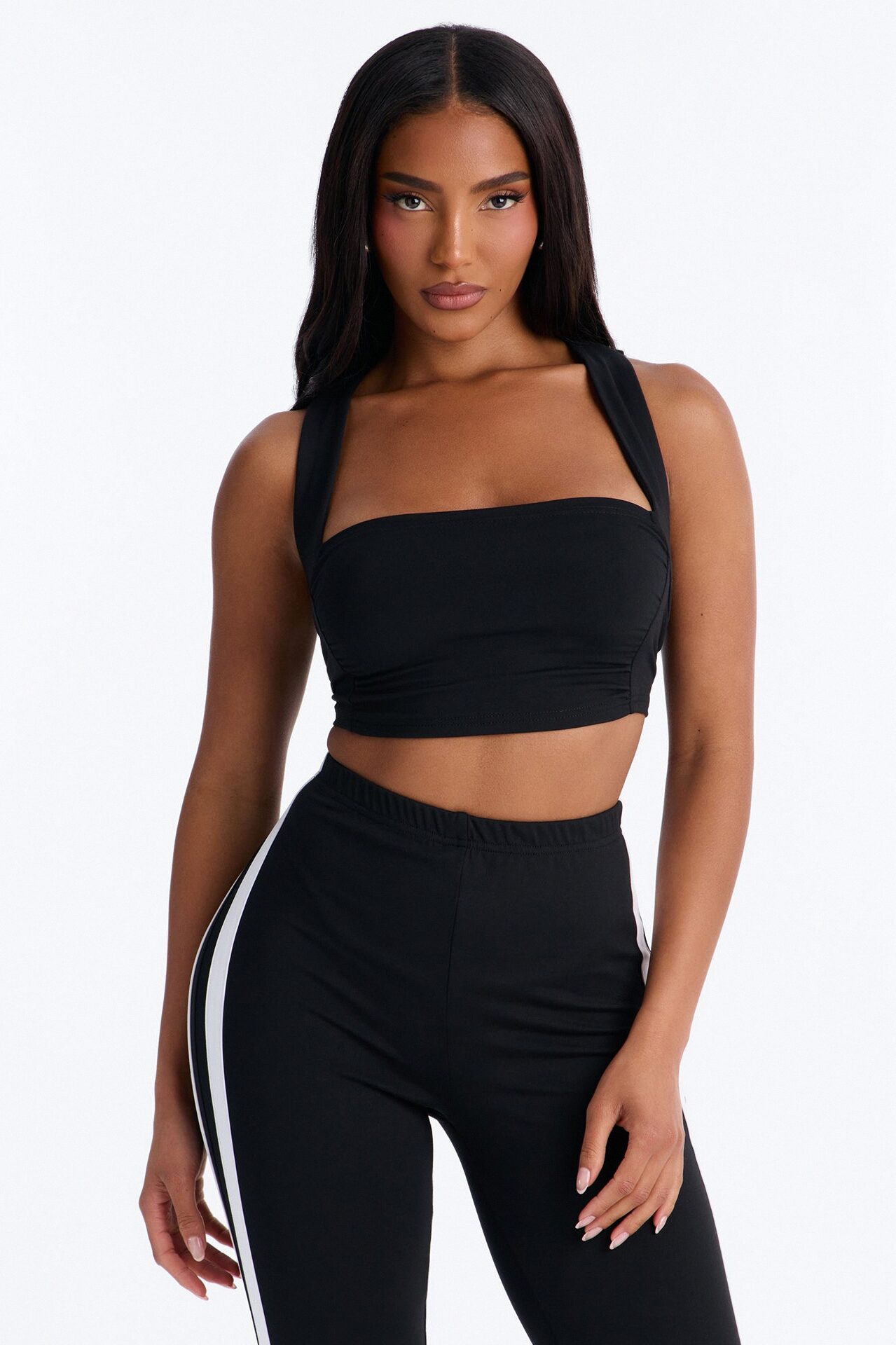 Athena Capri Set - Black/White