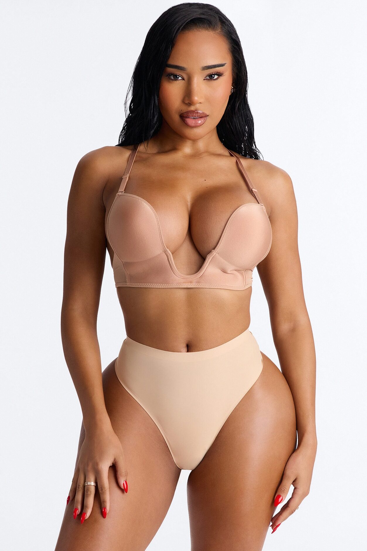 Supportive And Sleek U-Shape Bra - Nude