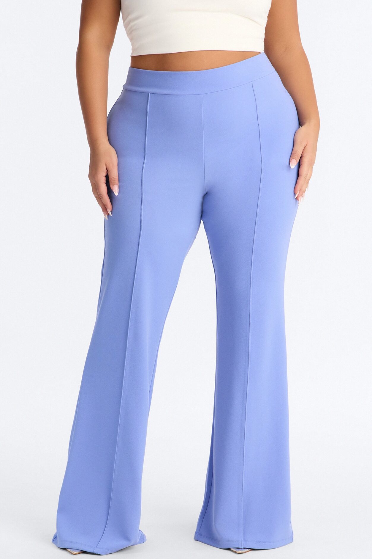 Tall Victoria High Waisted Dress Pants - Periwinkle
