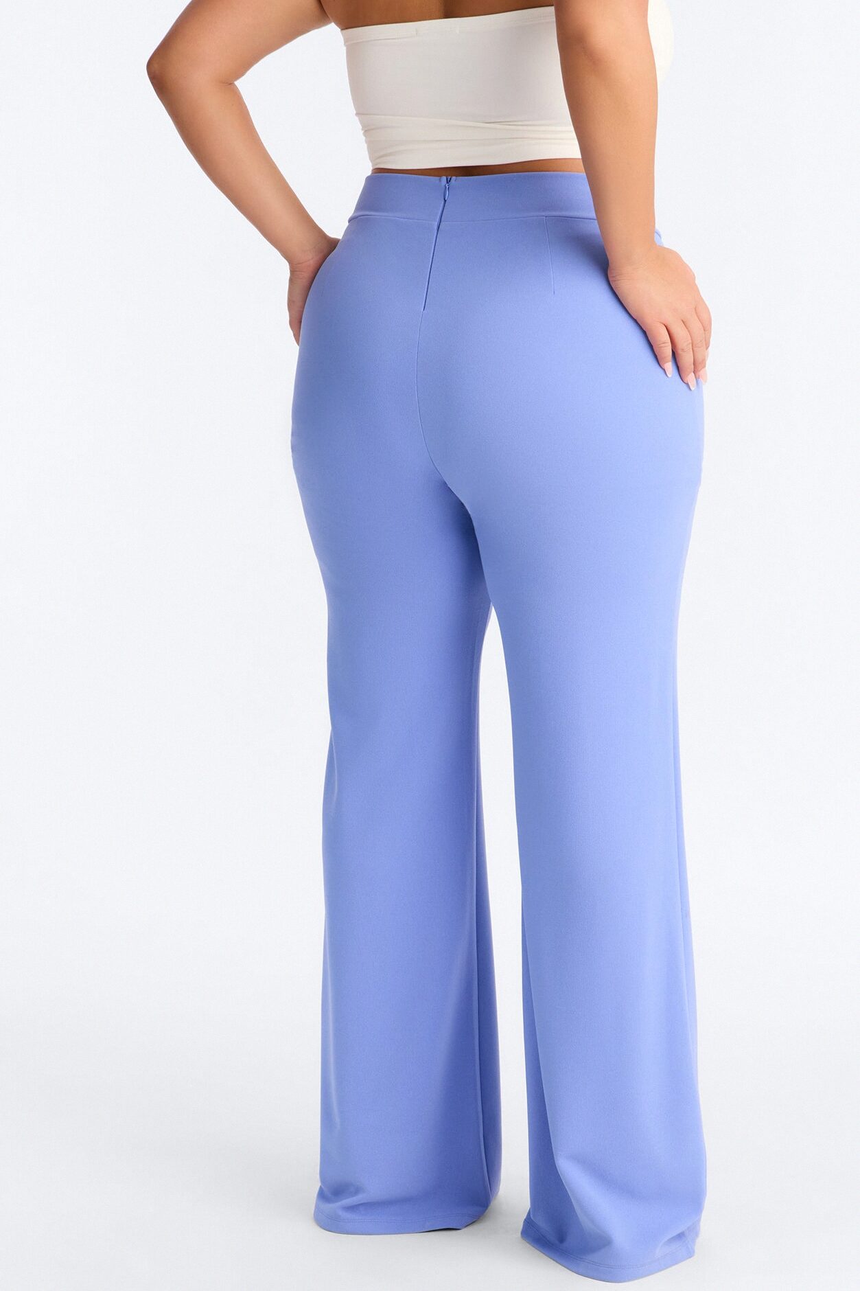 Tall Victoria High Waisted Dress Pants - Periwinkle