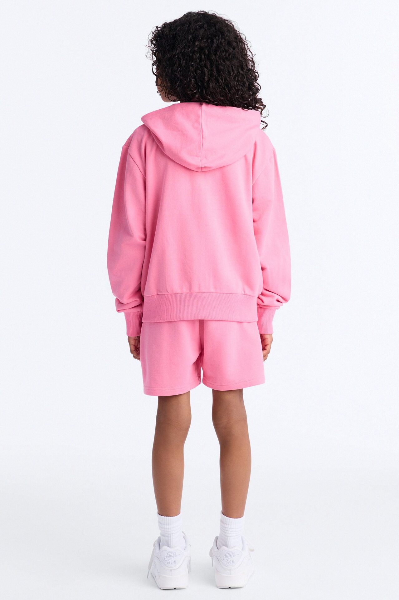 Mini Self Love Club French Terry Short Set - Light Pink
