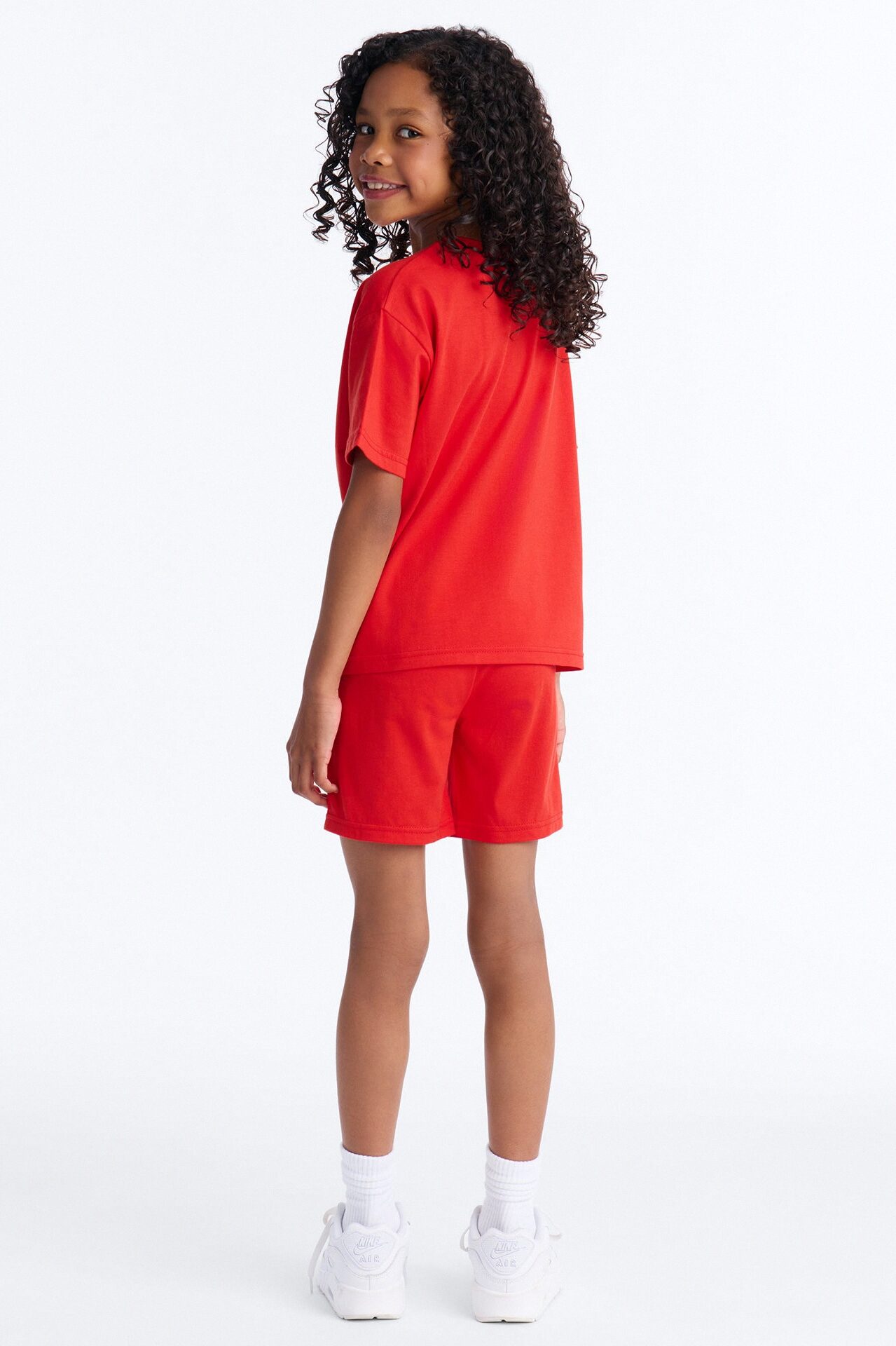 Mini Original Butterfly Short Set - Red
