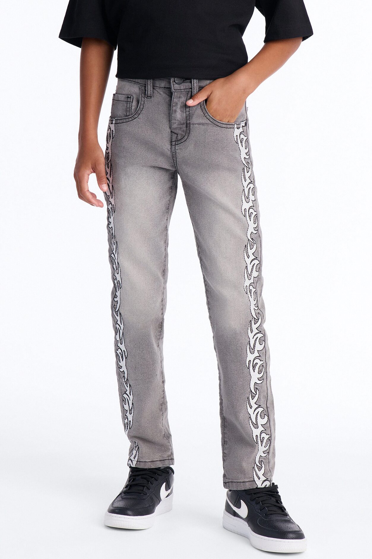 Mini Getting Hotter Jeans - Grey Mineral Wash