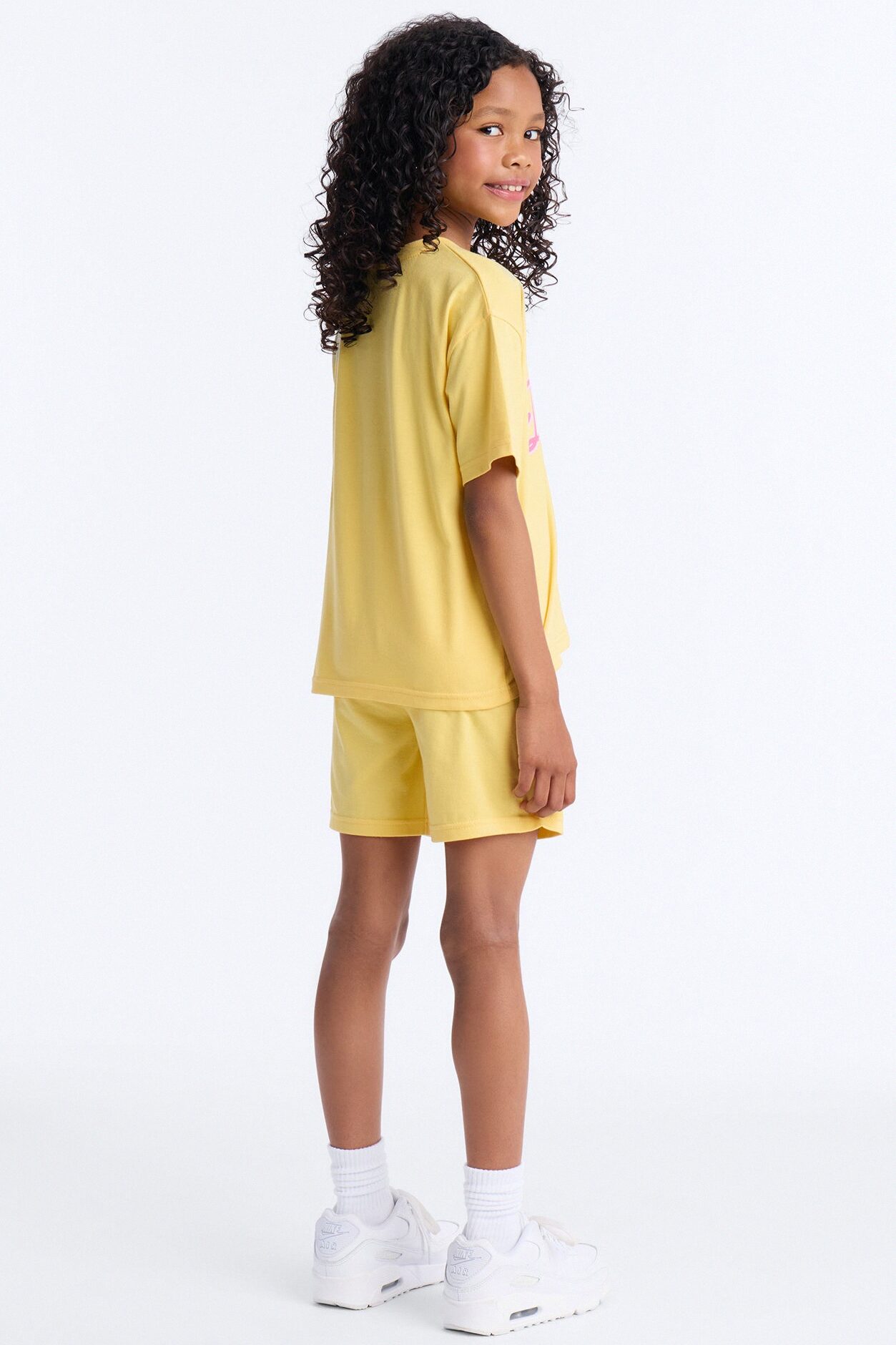 Mini Very Demure Short Set - Butter Yellow