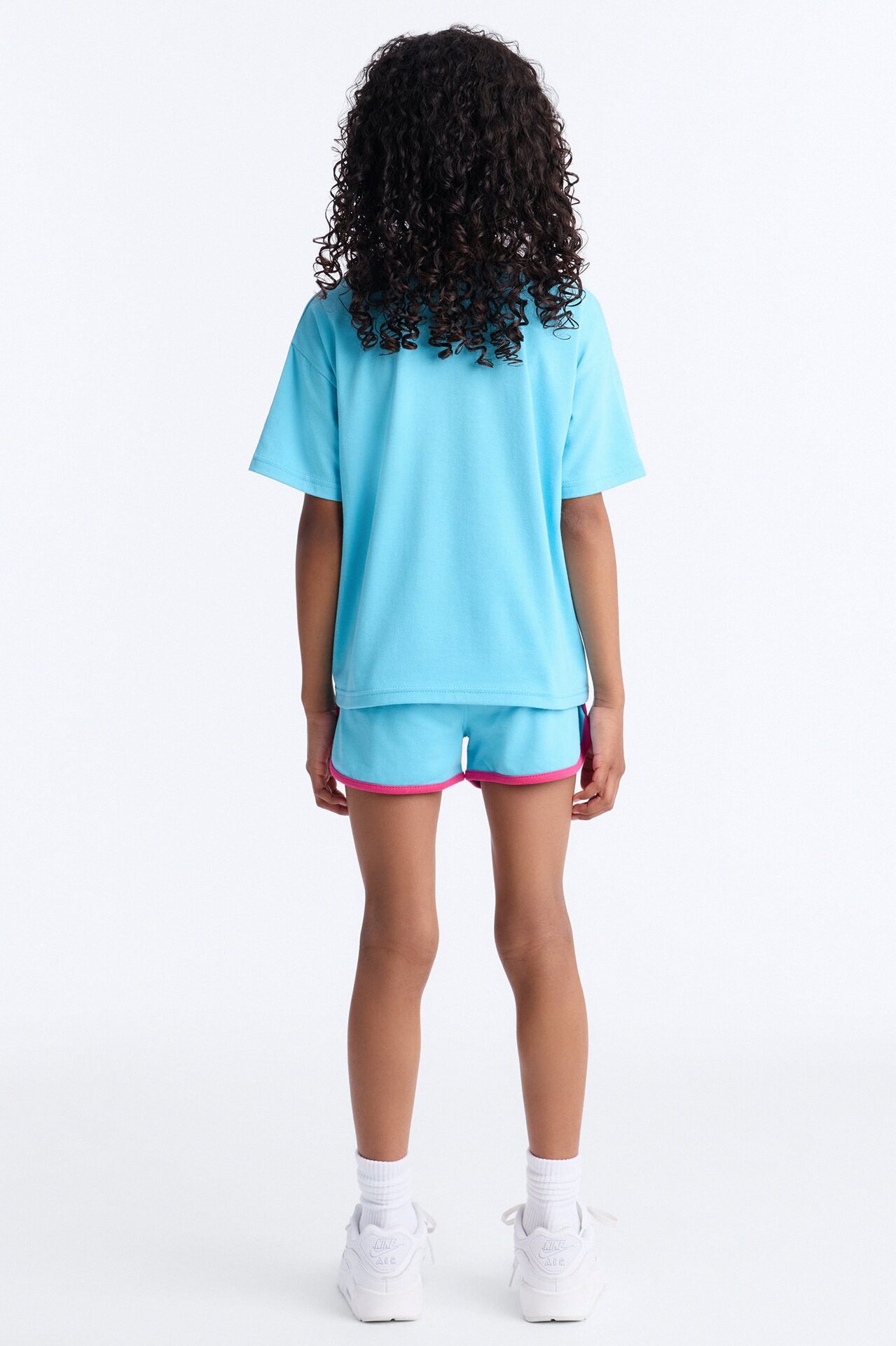 Mini Good Vibes For Life Short Set - Blue