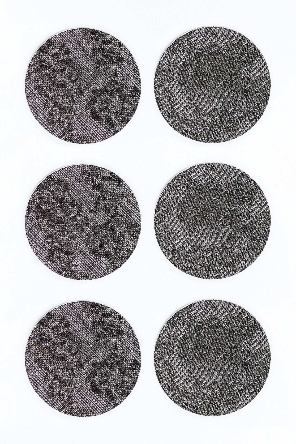 My Discretion Round Nipple Covers - Black