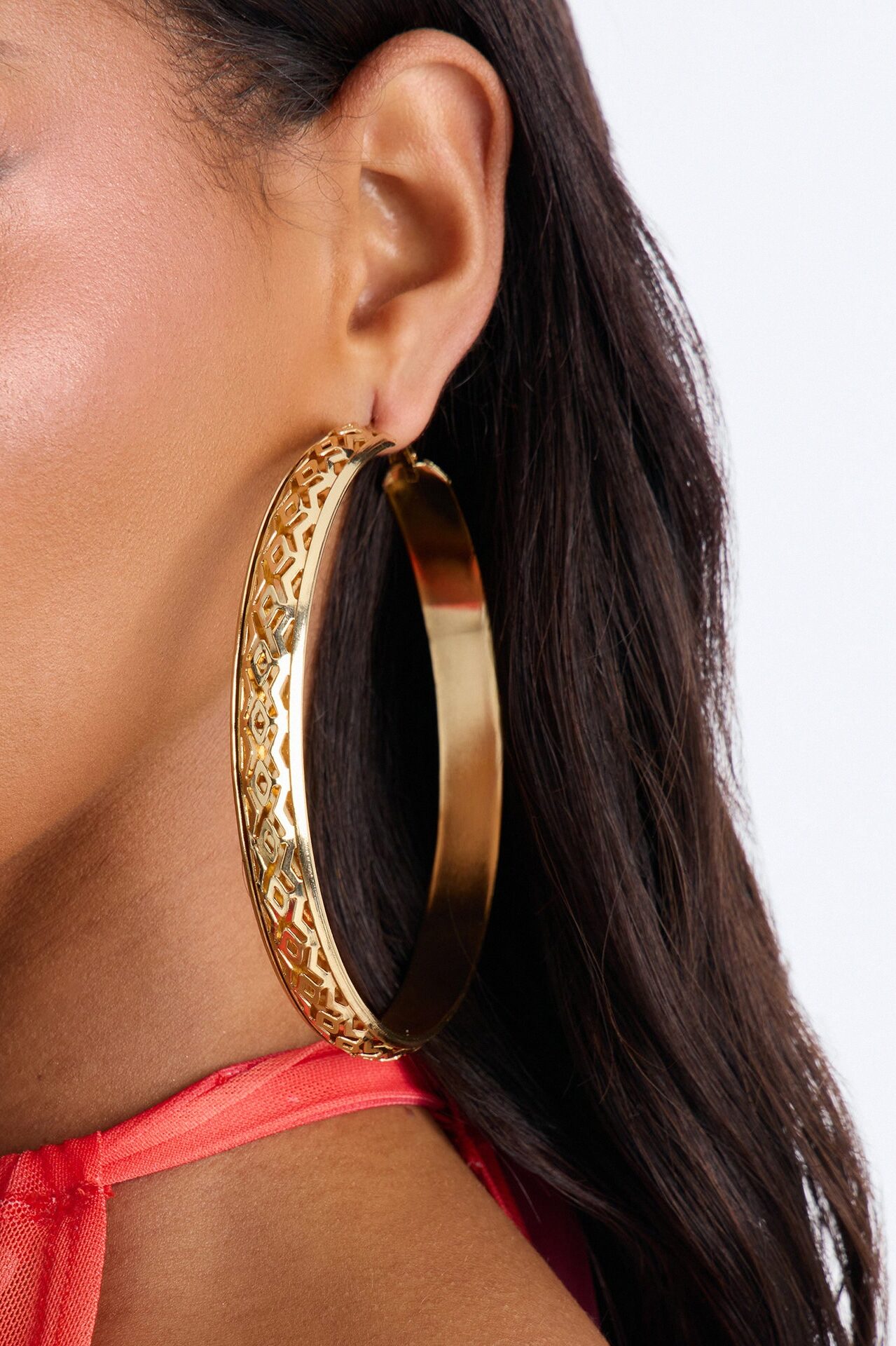 Boho Mirage Hoop Earrings - Gold