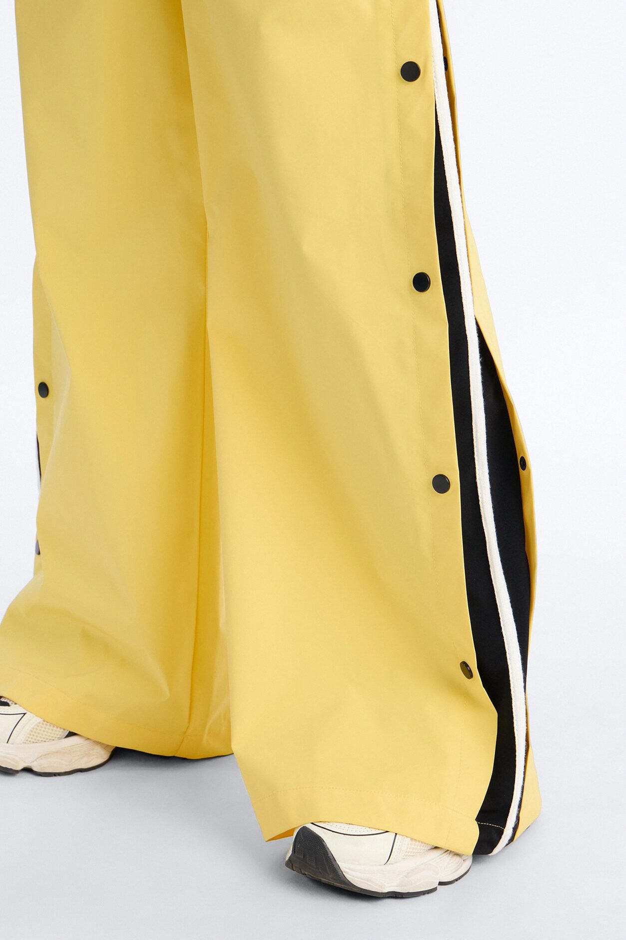 Jennie Snap Button Track Pant - Yellow