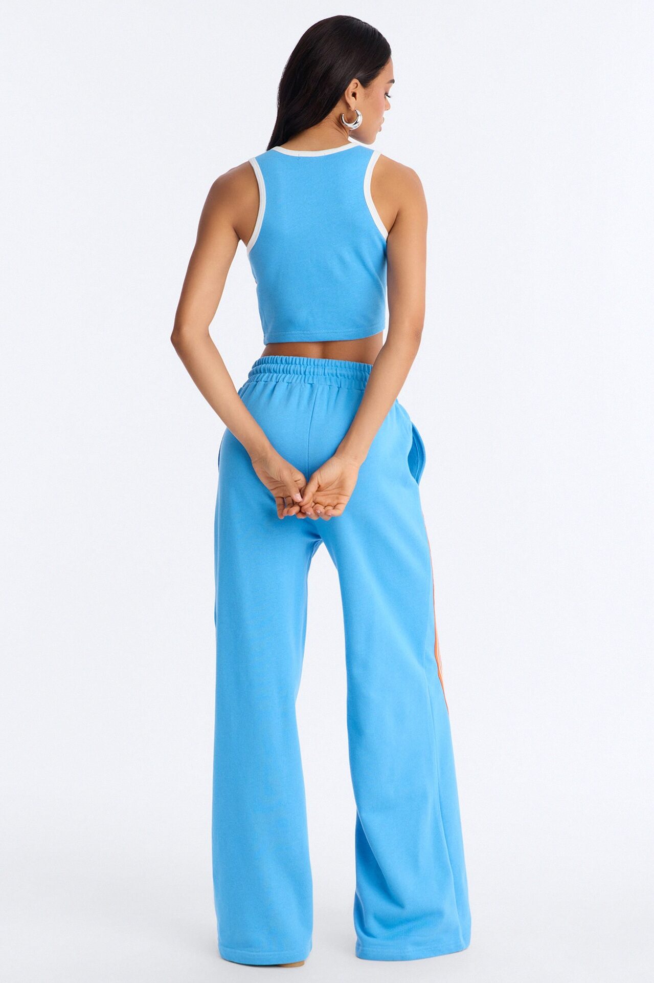 Varsity Babe Pant Set - Blue