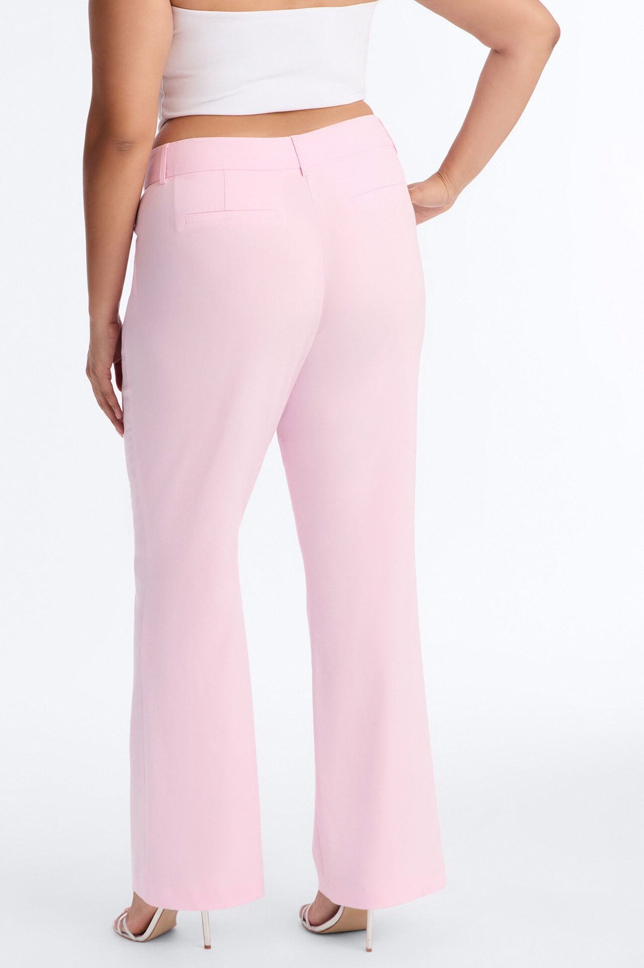 Tasha Dressy High Rise Pants - Light Pink