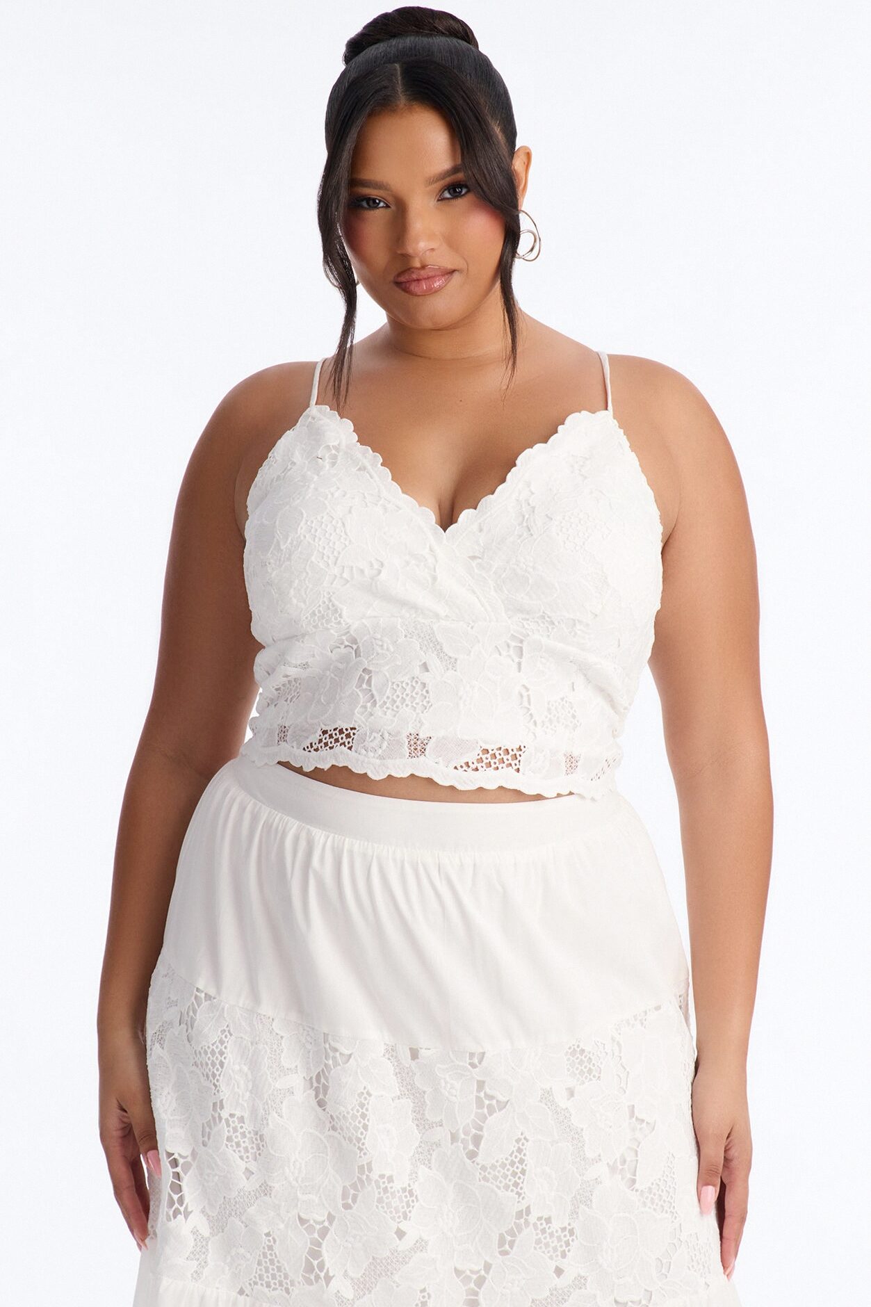 Marina Maxi Skirt Set - White