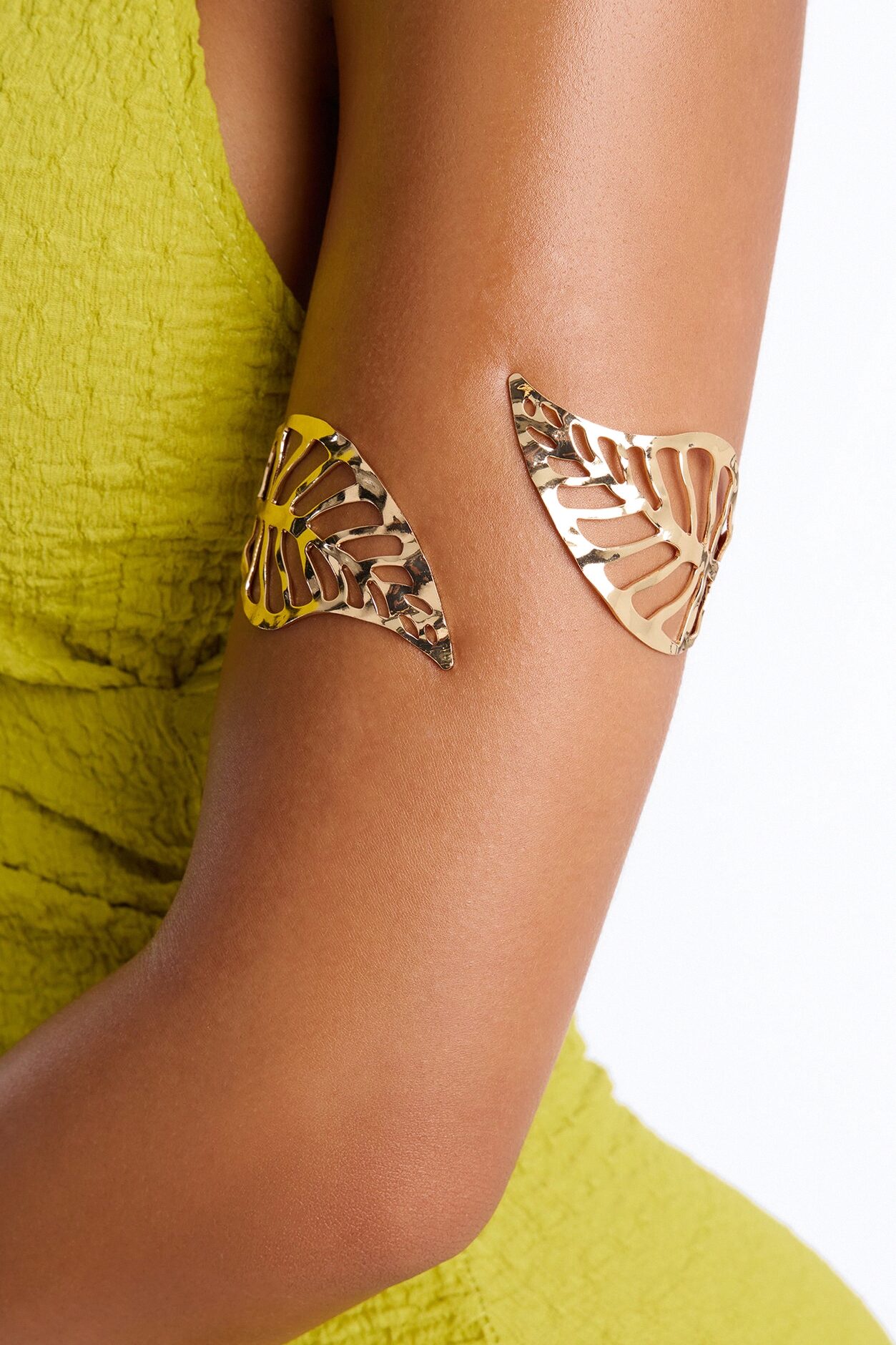 Beleaf In Yourself Arm Cuff - Gold