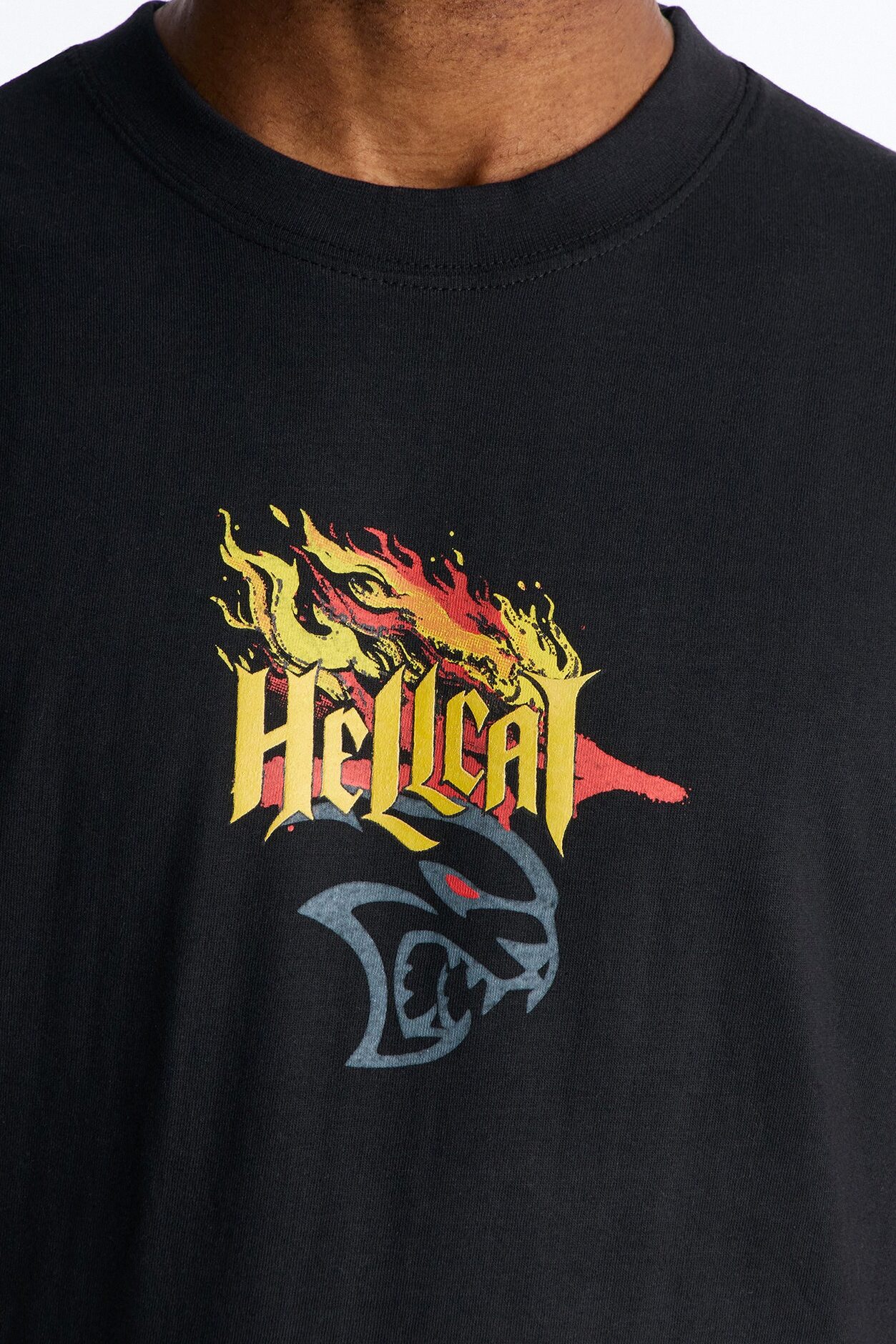 Dodge Hellcat Born Bold Short Sleeve Tee - Black