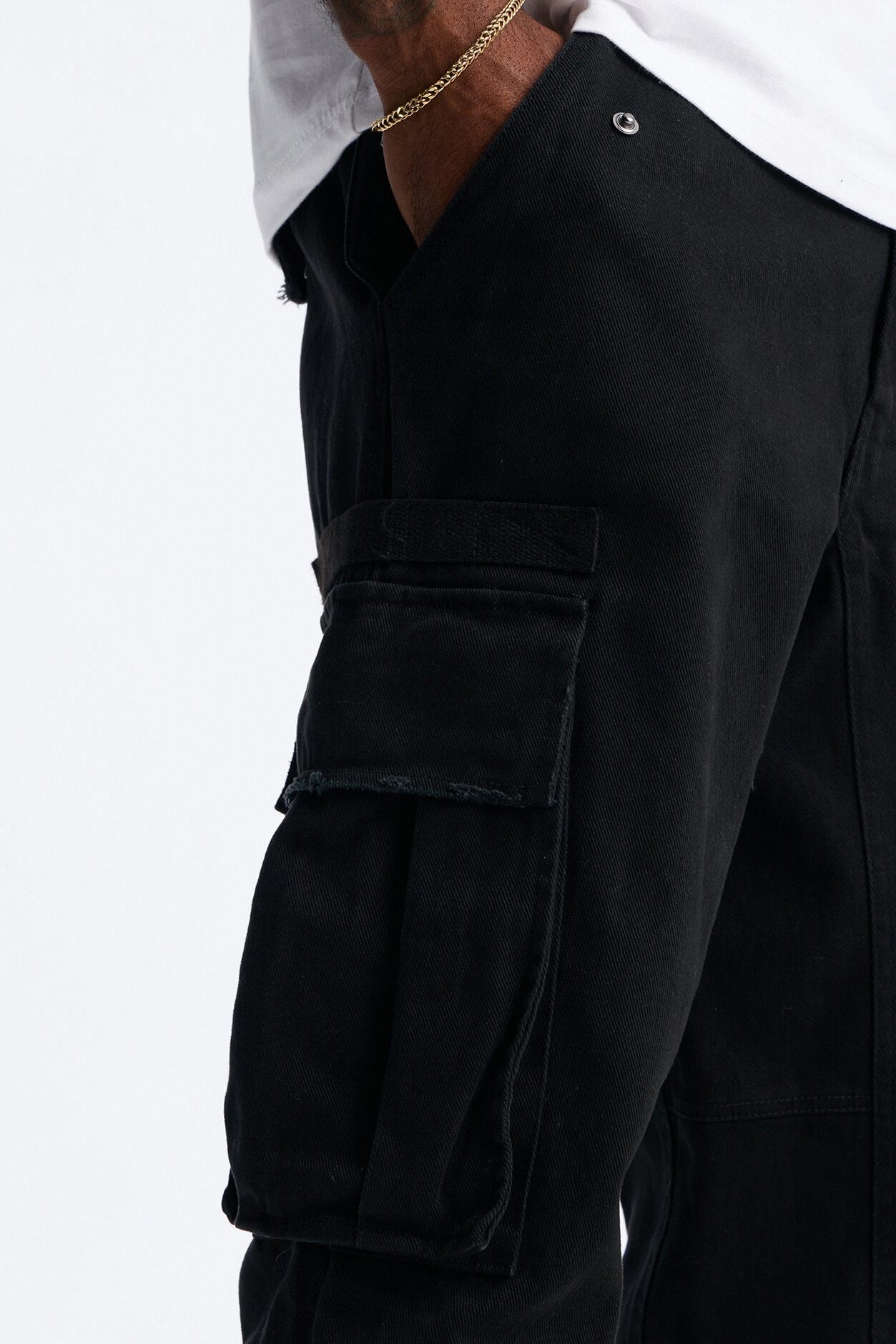 Straight Carter Point Utility Pant - Black
