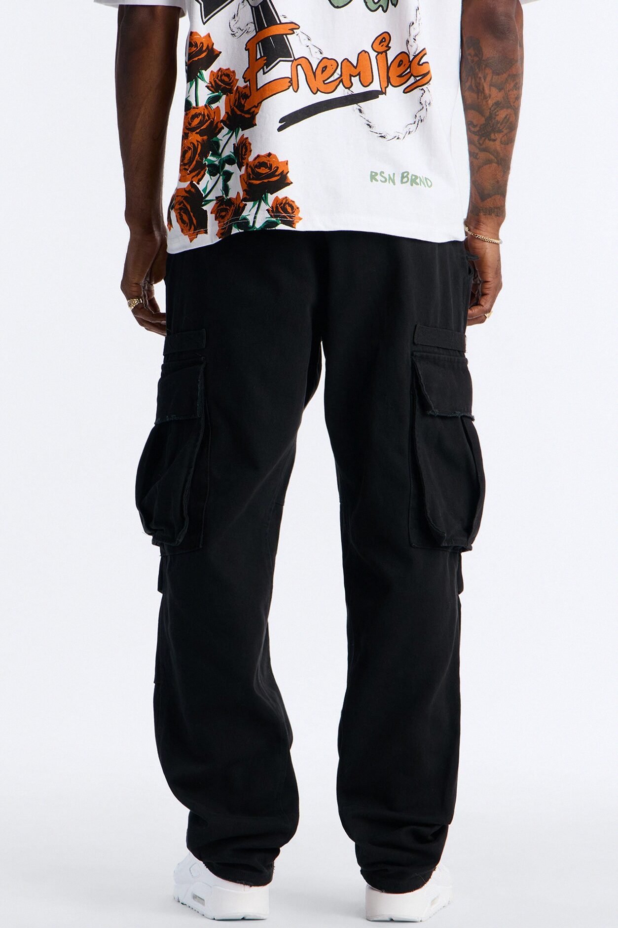 Straight Carter Point Utility Pant - Black