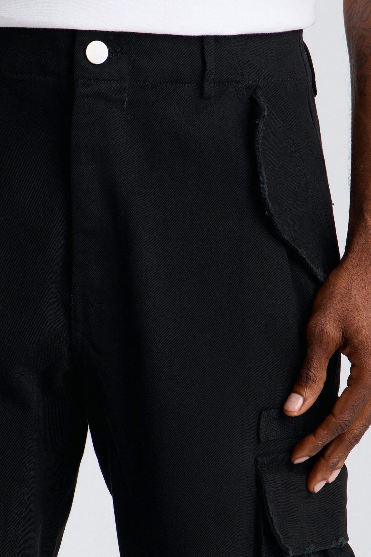 Straight Carter Point Utility Pant - Black