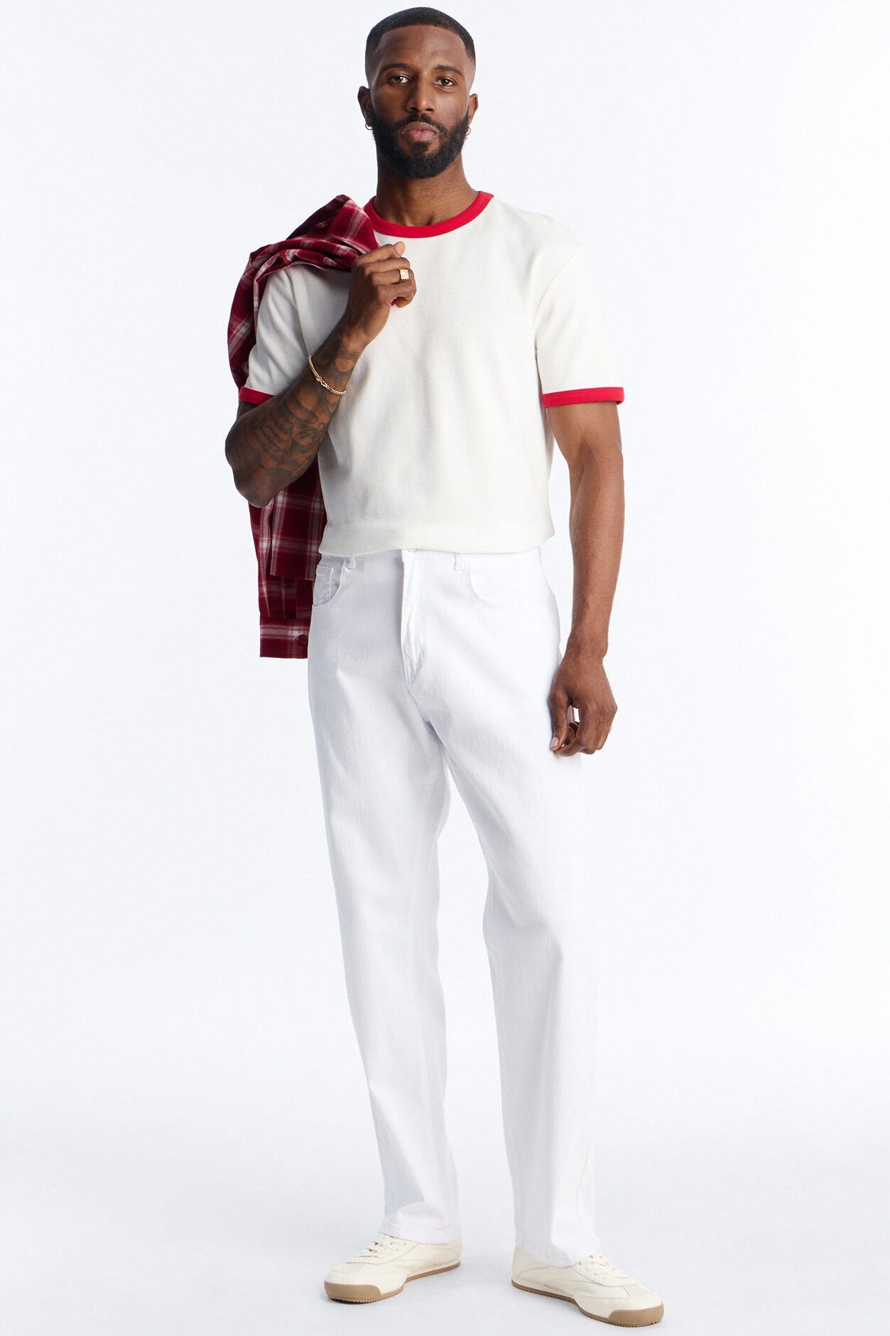 Clean Feel Straight Jean - White