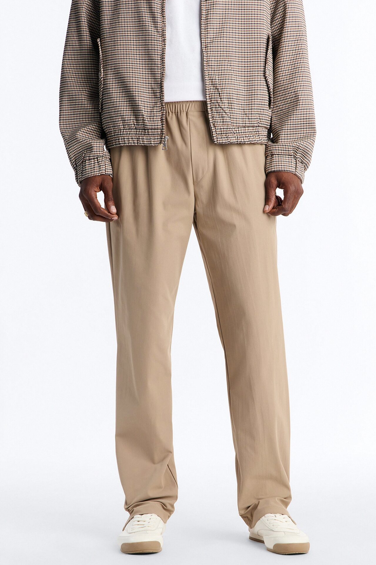 Slim Axis Slit Pant - Khaki