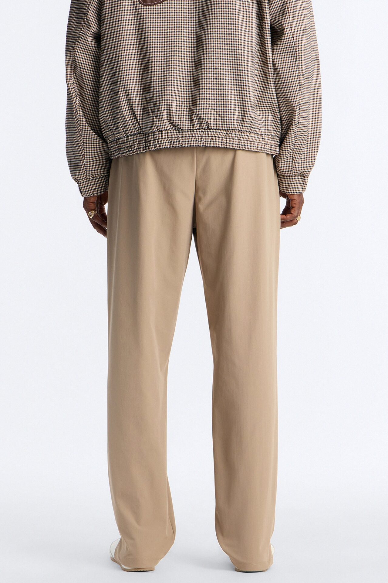 Slim Axis Slit Pant - Khaki