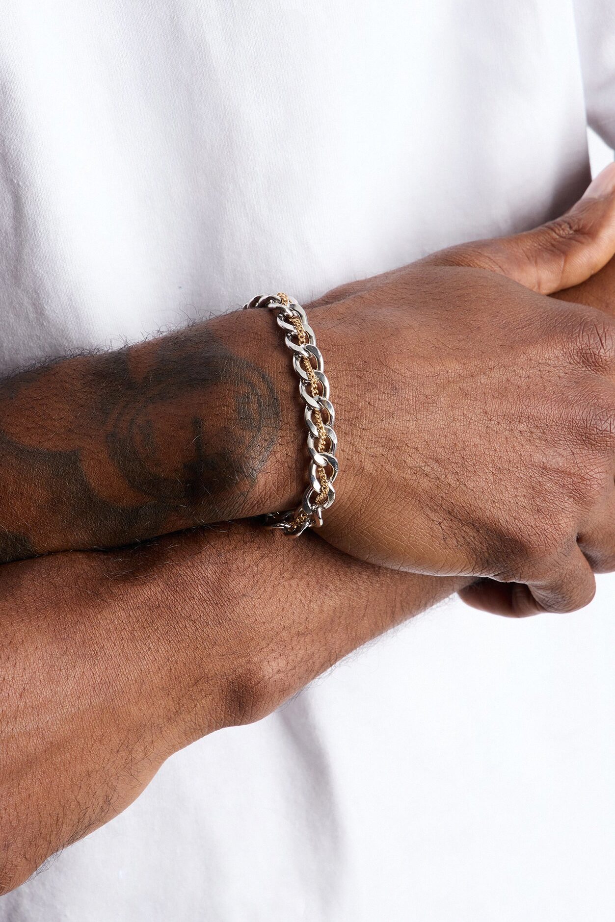 Endless Flow Link Bracelet - Silver/Combo