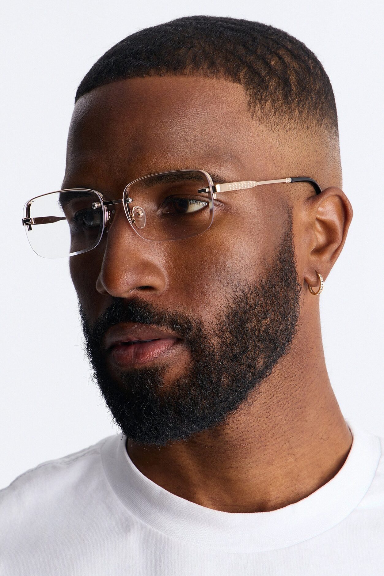Seeing Double Sunglasses - Clear/Gold