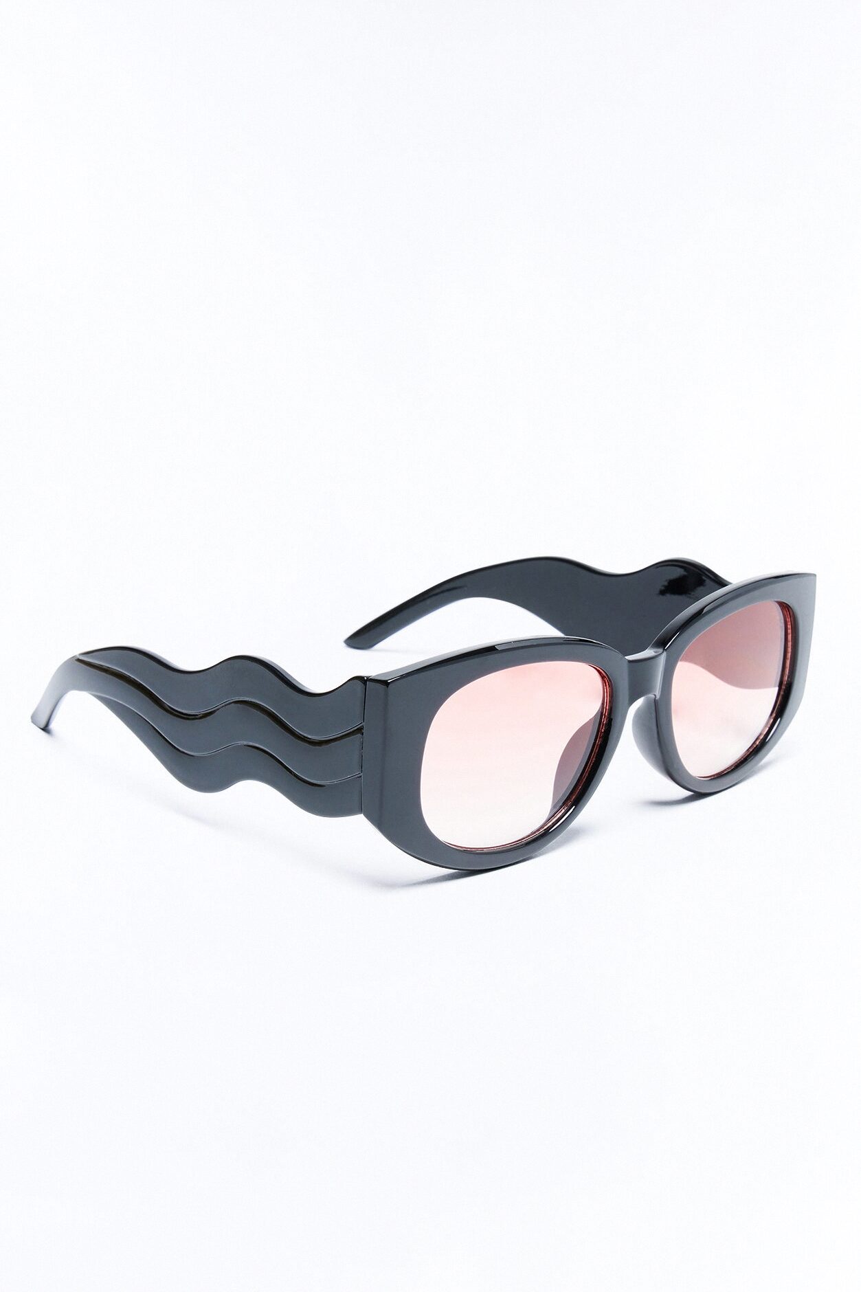 Groovy Feeling Sunglasses - Black/Pink