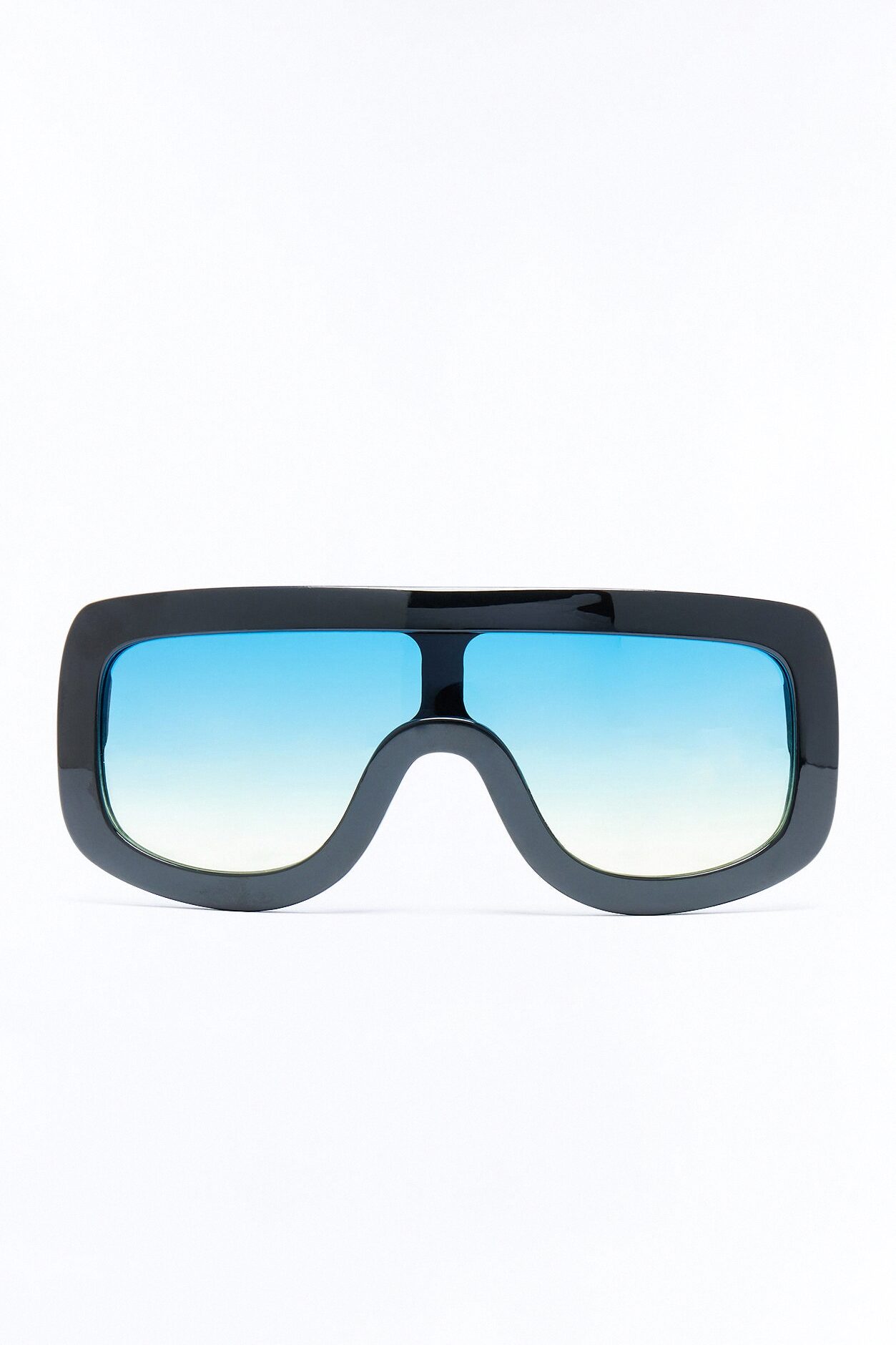 Summer Runway Sunglasses - Black/Blue