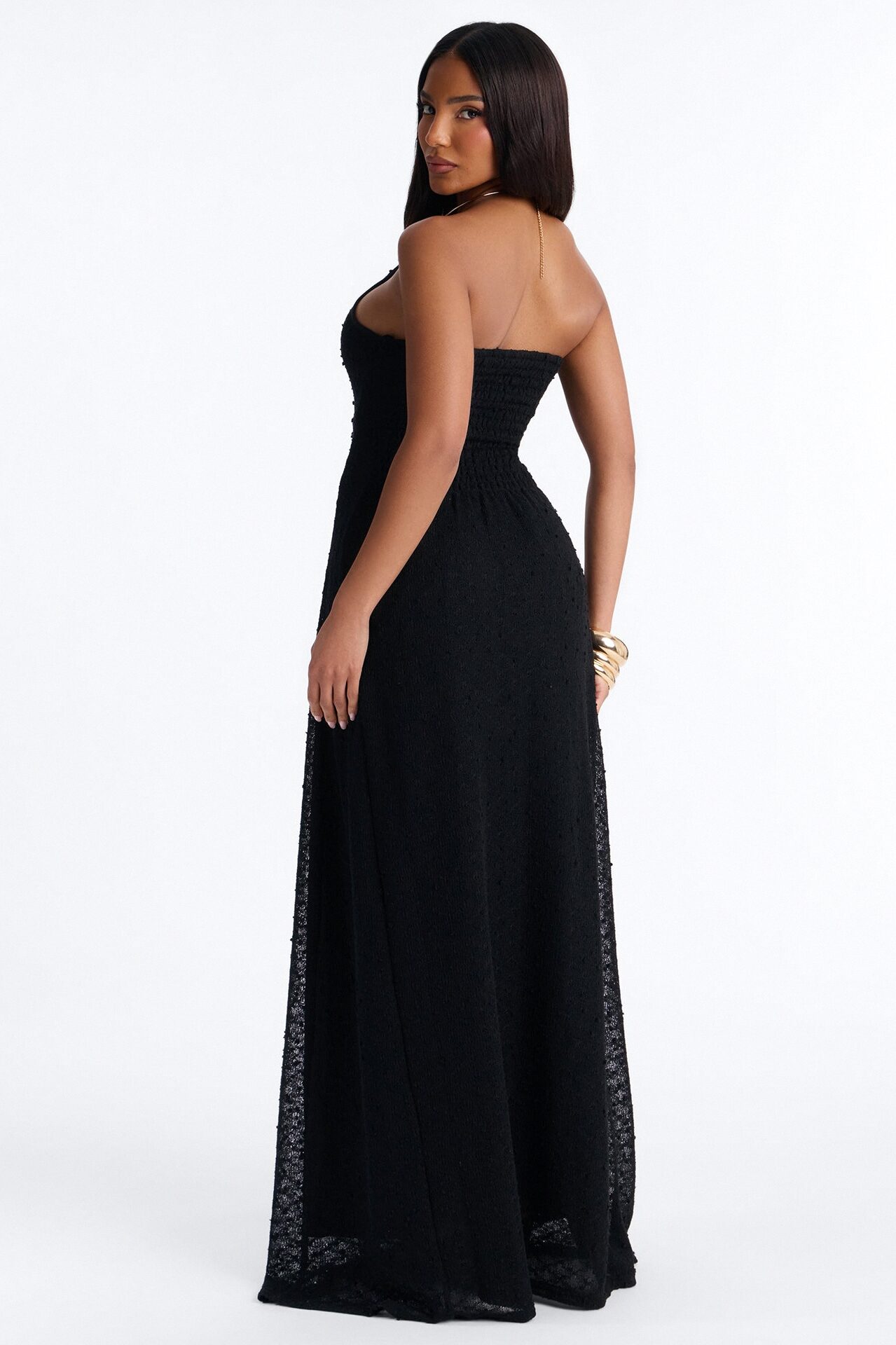 Caribbean Shores Maxi Dress - Black