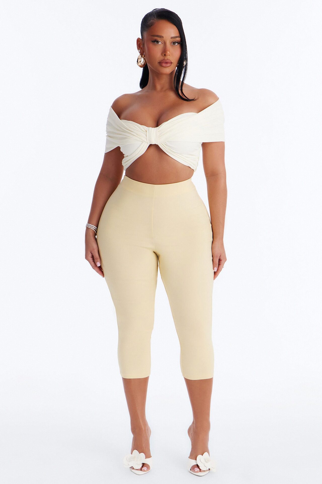 Just A Girl Capri Pant - Butter Yellow