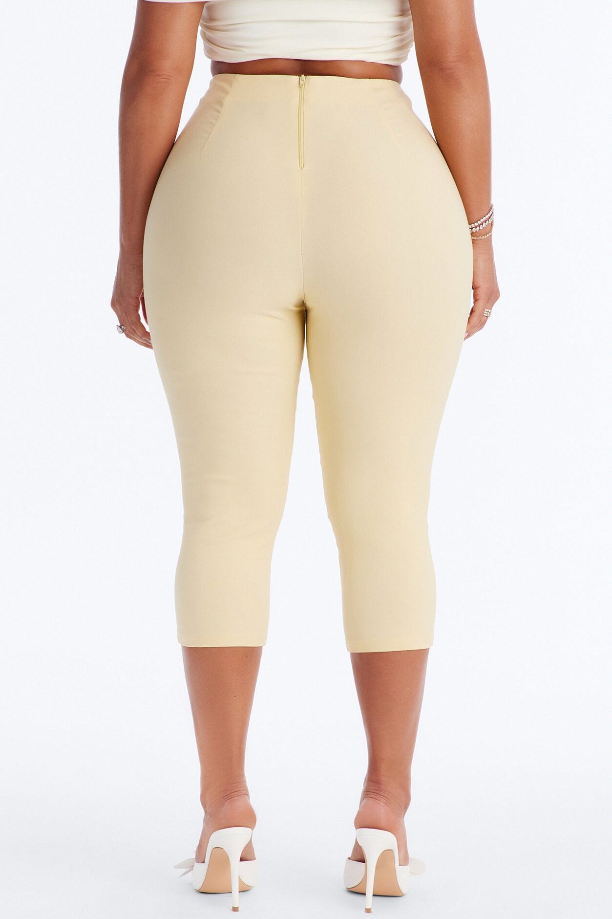 Just A Girl Capri Pant - Butter Yellow