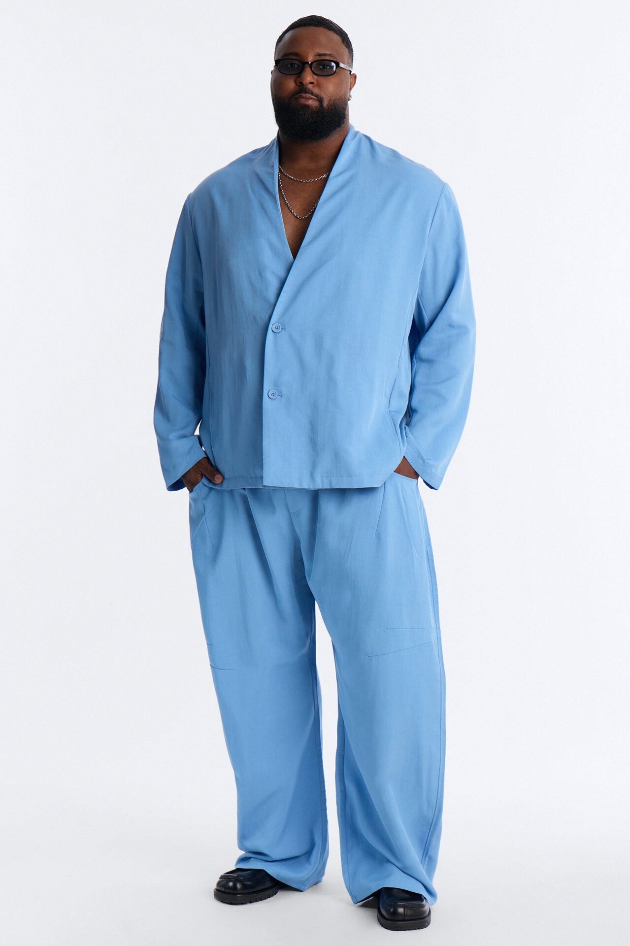 Baggy St. Tropez Pant - Light Blue