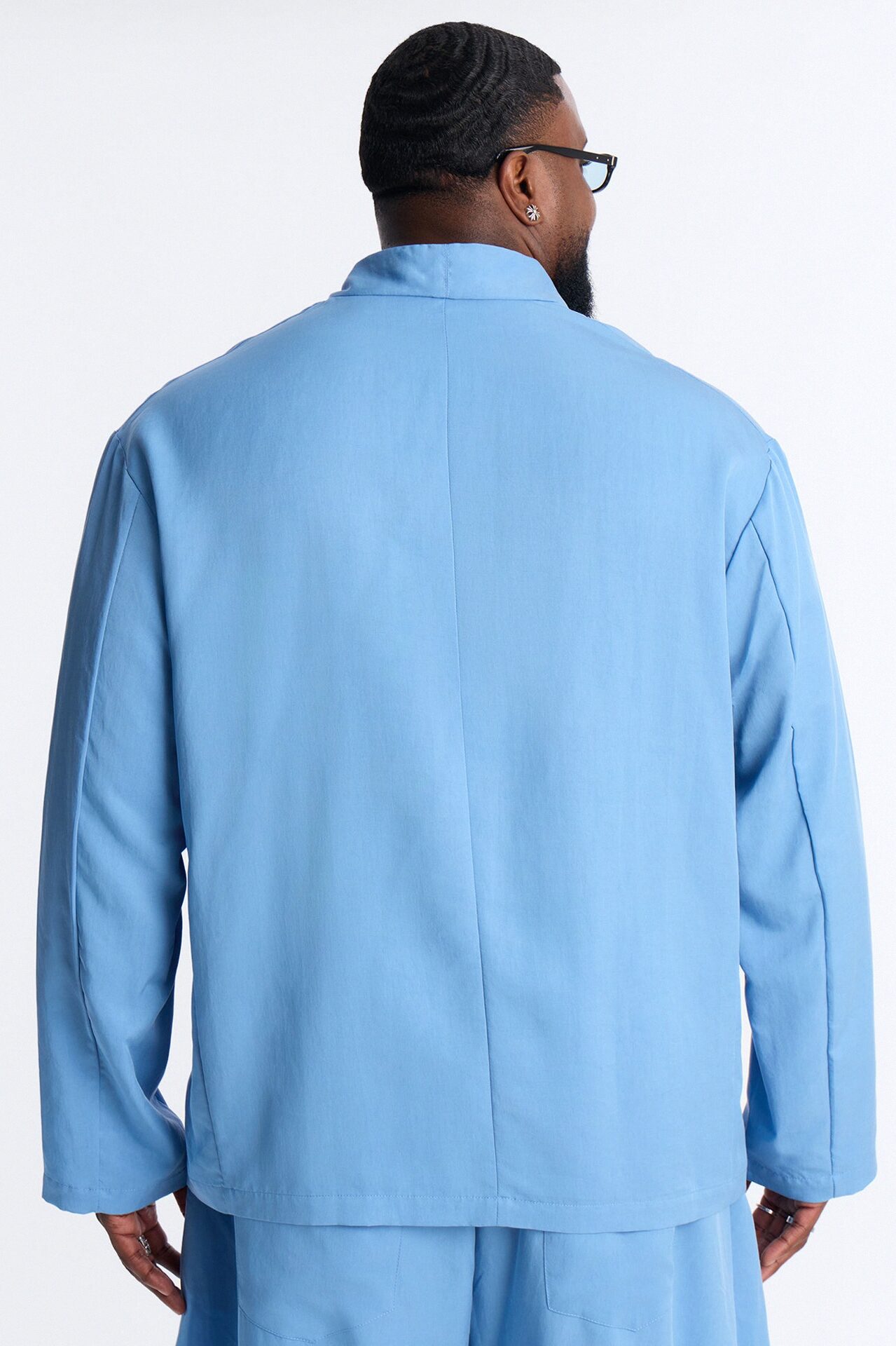 Relaxed St.Tropez Unlined Blazer - Light Blue