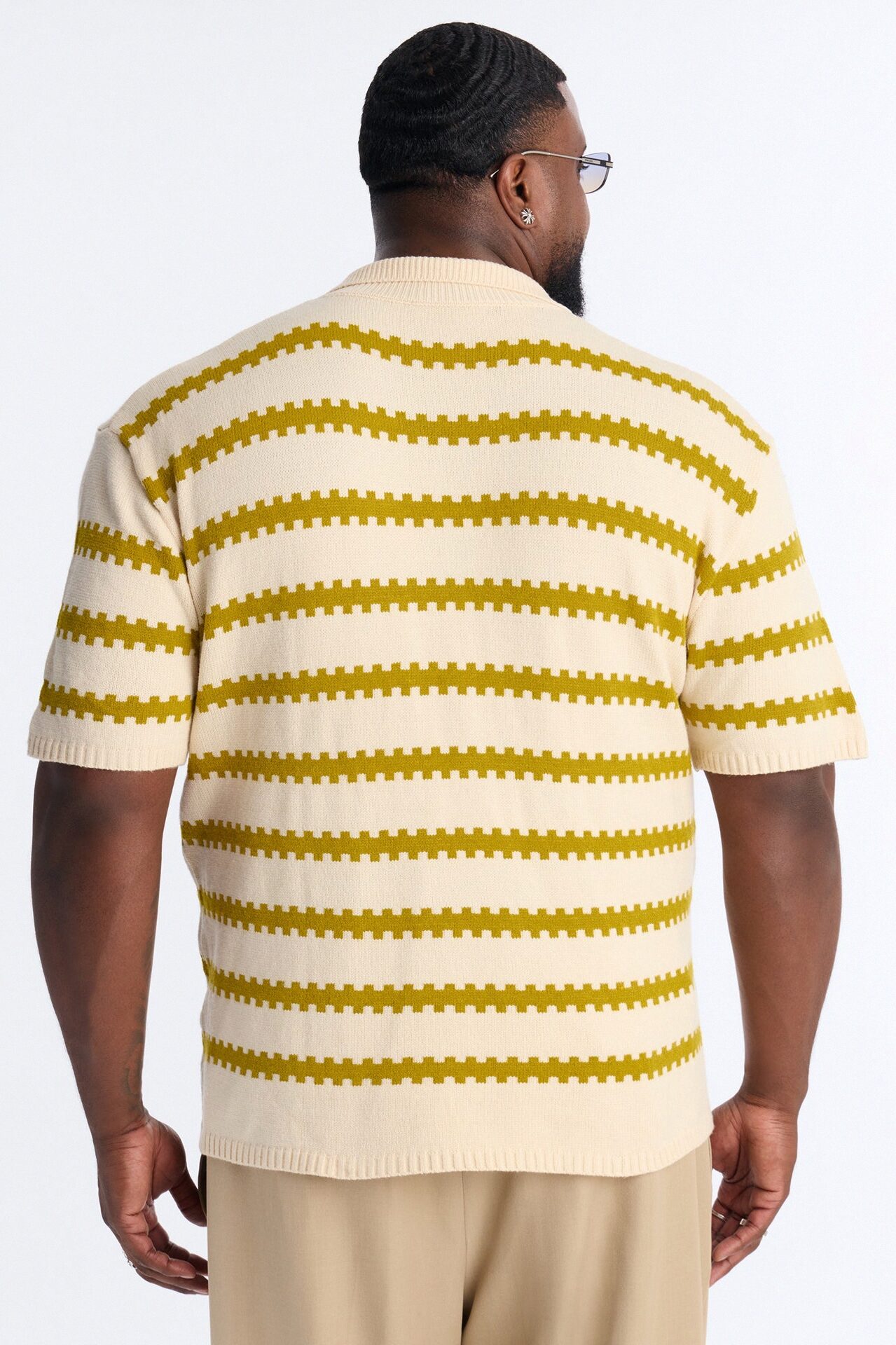 Ripple Stripe Johnny Polo - Green